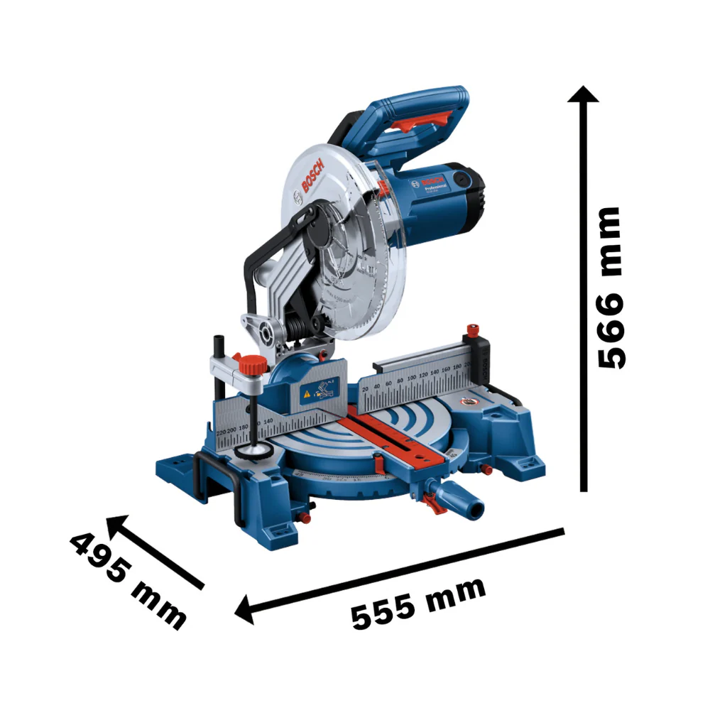 Sierra de inglete Bosch GCM 254 127V 1750W con 1 disco 80D