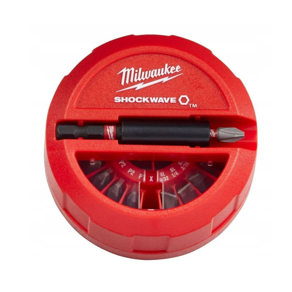 Disco de Puntas para Destornillador de Impacto SHOCKWAVE 22pzas Milwaukee 48-32-4011