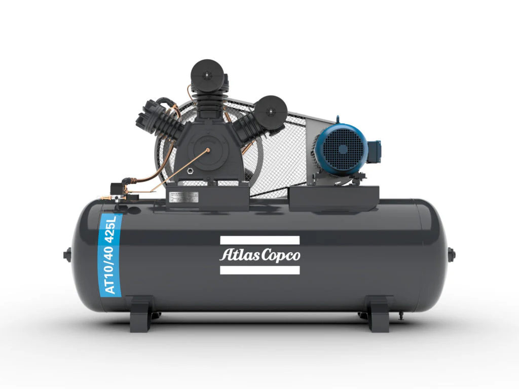 Compresor de piston lubricado 425L 175PSI TRIF IP55 220/380/440/760V Atlas Copco AT10/40