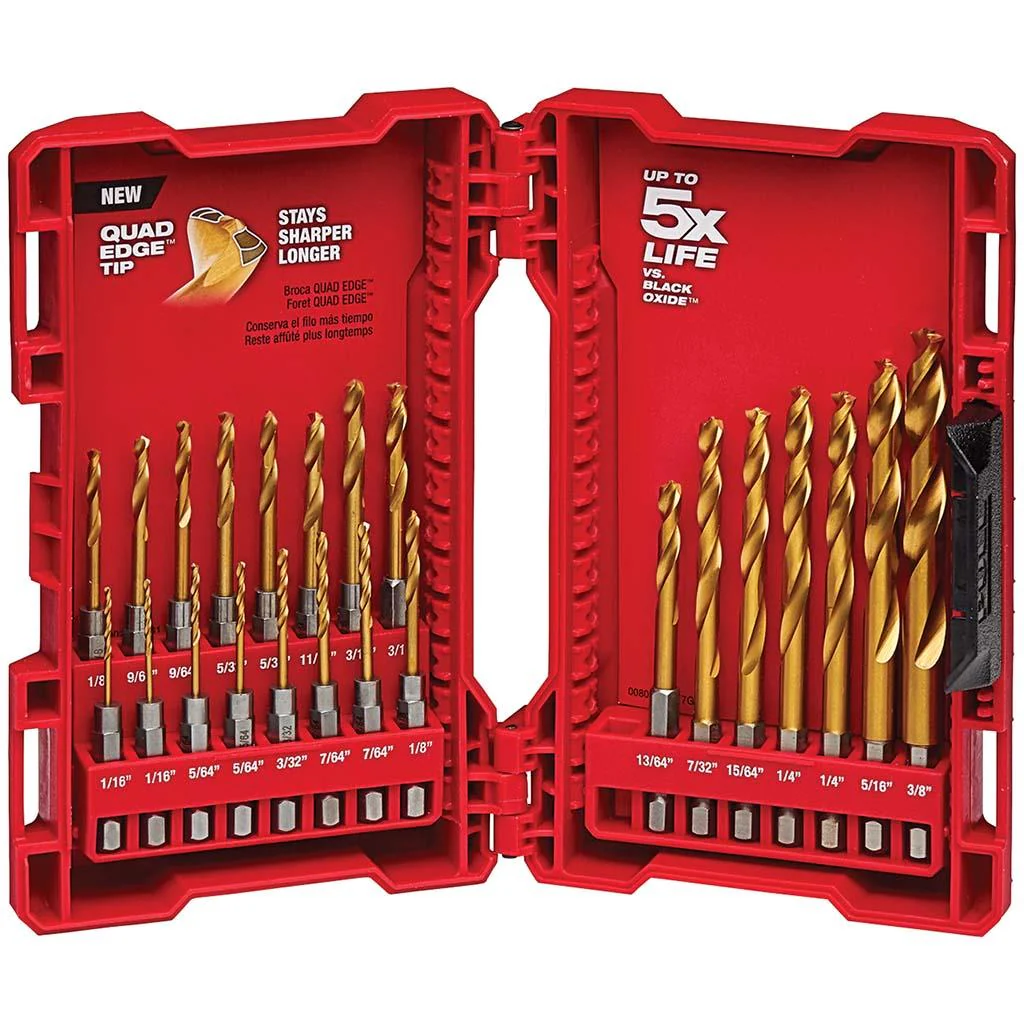 Brocas de Titanio Shockwave Milwaukee 48-89-4631