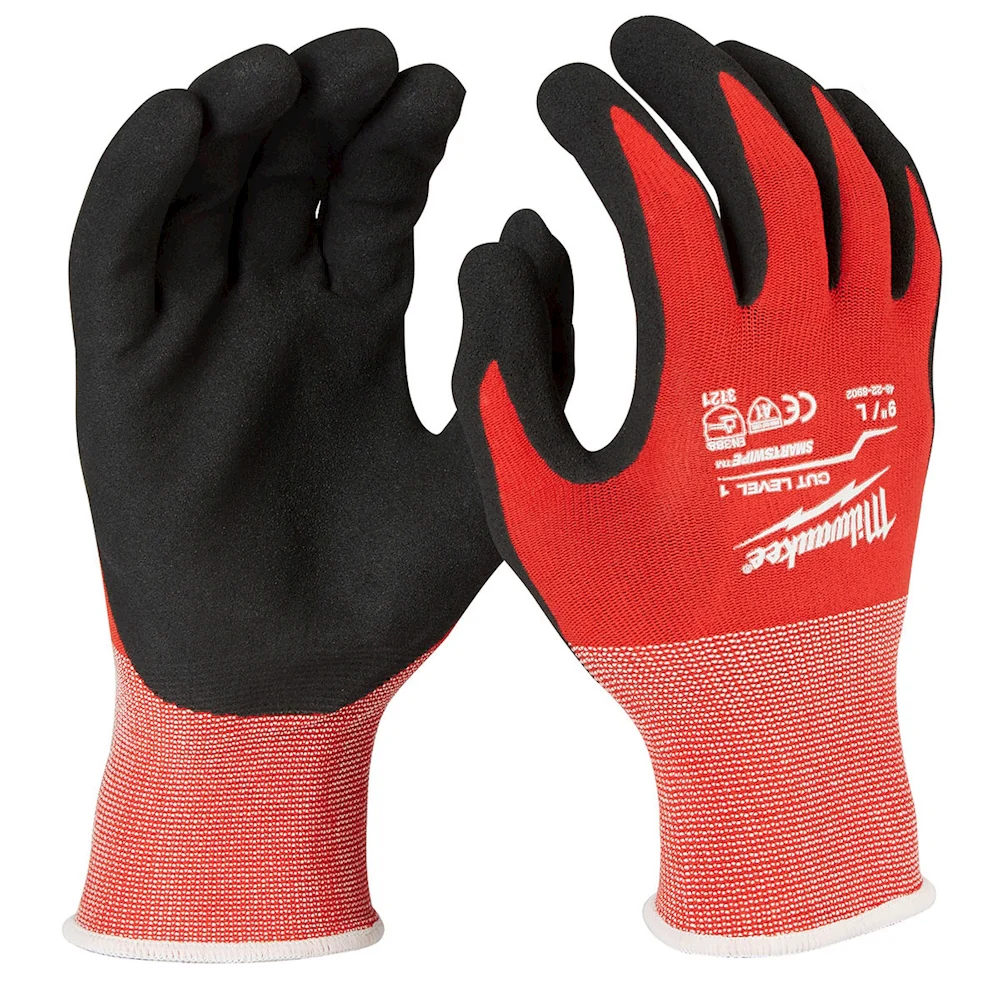Guantes de Corte de Nitrilo Talla L Milwaukee 48-22-8902