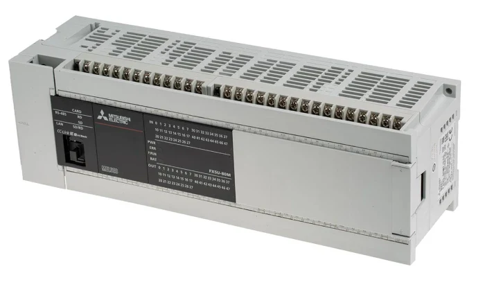 AC BASE UNIT, 40 DC IN / 40 TRANS (SINK) Mitsubishi FX5U-80MT/ES