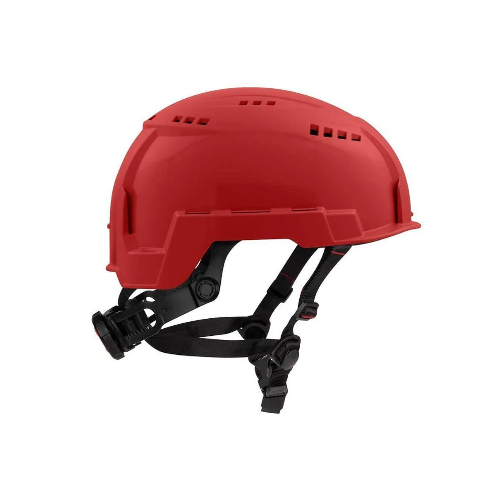 Casco de seguridad rojo con ventilacion BOLT tipo 2, clase C Milwaukee 48-73-1308