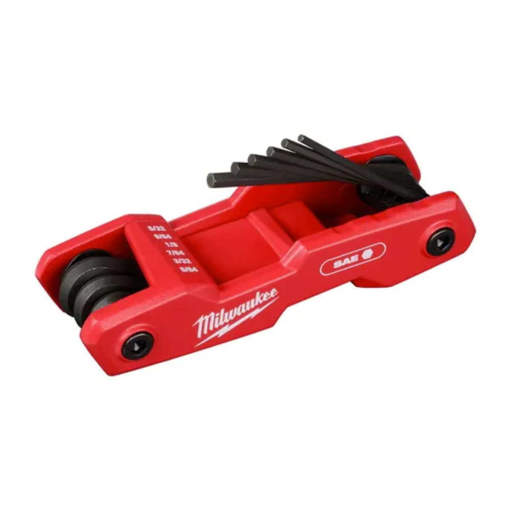 Juego de llaves hexagonales plegables de 9 llaves - SAE Milwaukee 48-22-2181