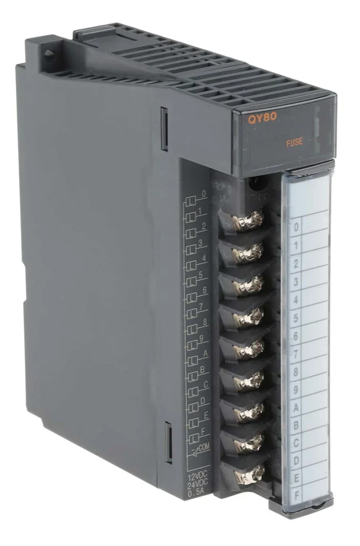 Modulo de 16 salidas transistor 24 V CC; 05 A Mitsubishi QY80