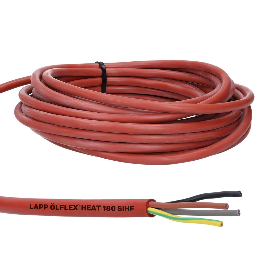Cable de silicona con rango de temperatura ampliada ?LFLEX HEAT 180 SIHF 4G2,5 Lapp 00460213
