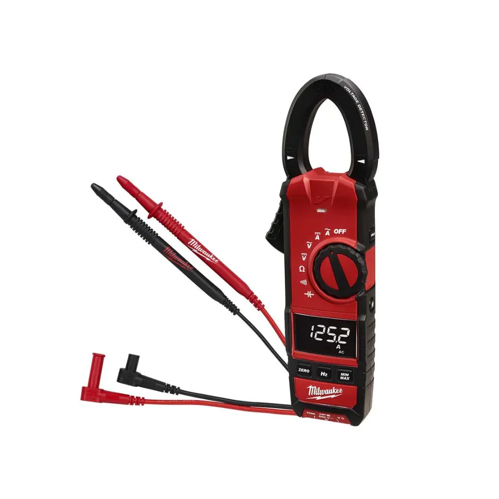 Pinza amperimétrica 600A CON PILAS Milwaukee 2237-20