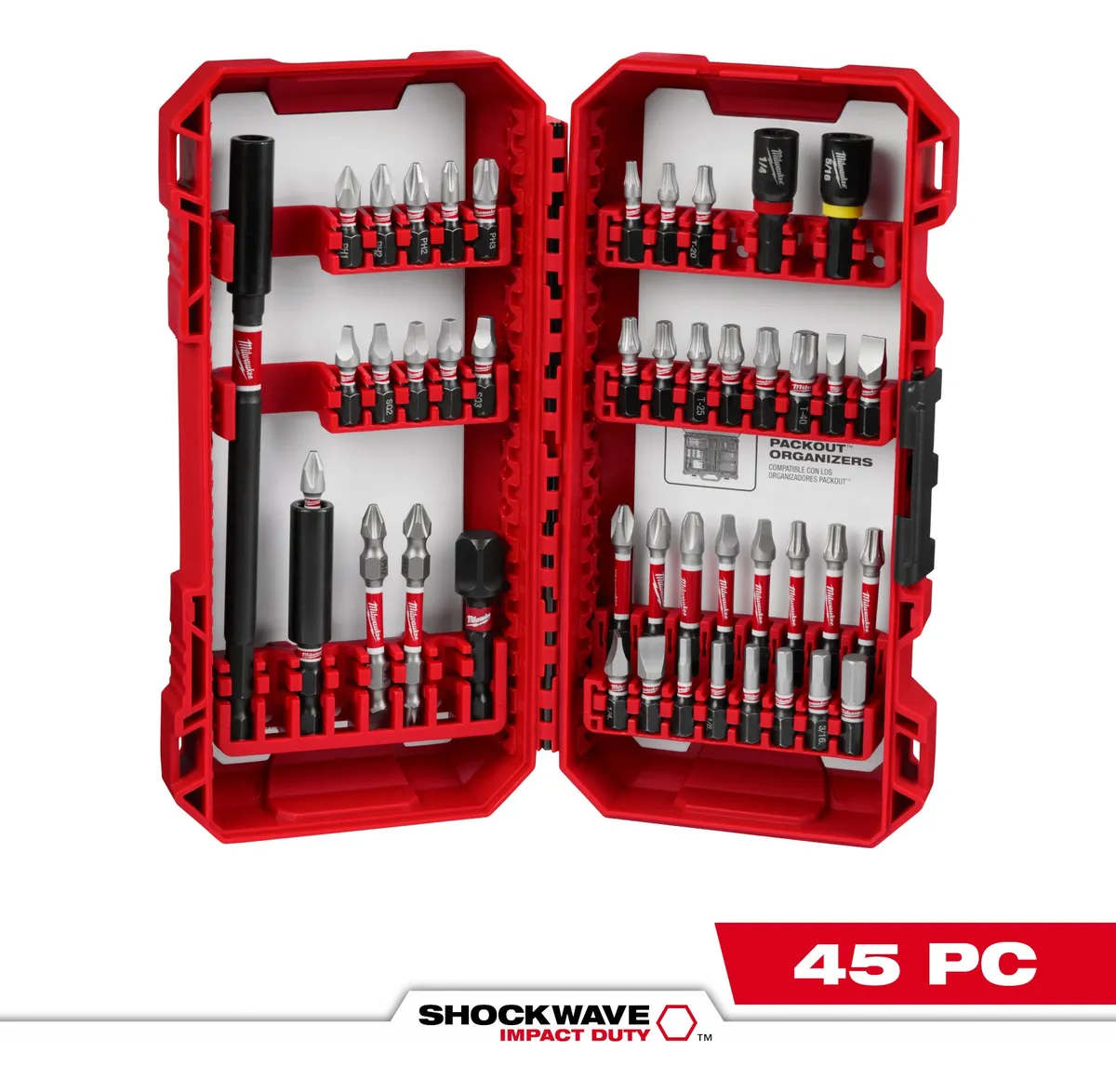 Juego De Brocas De Acero Milwaukee 48-32-4023