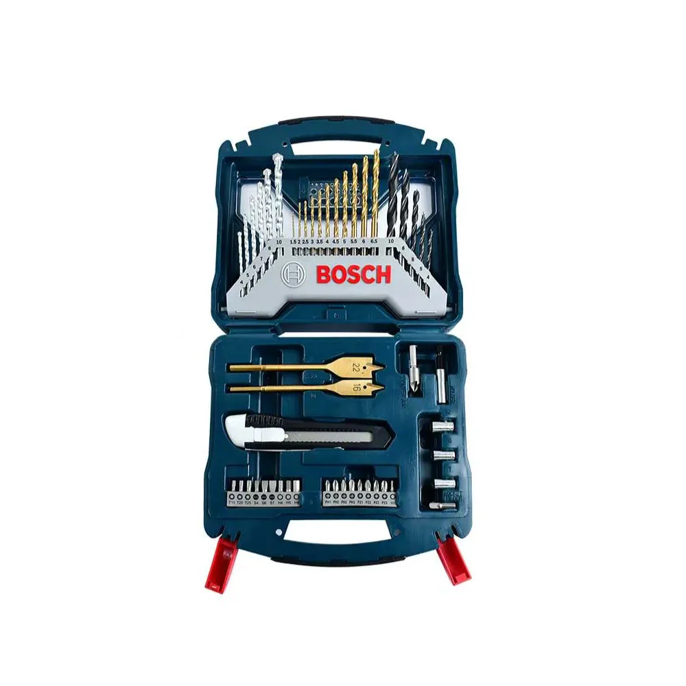 Set Puntas y Brocas en Titanio Bosch X-Line 50 und.