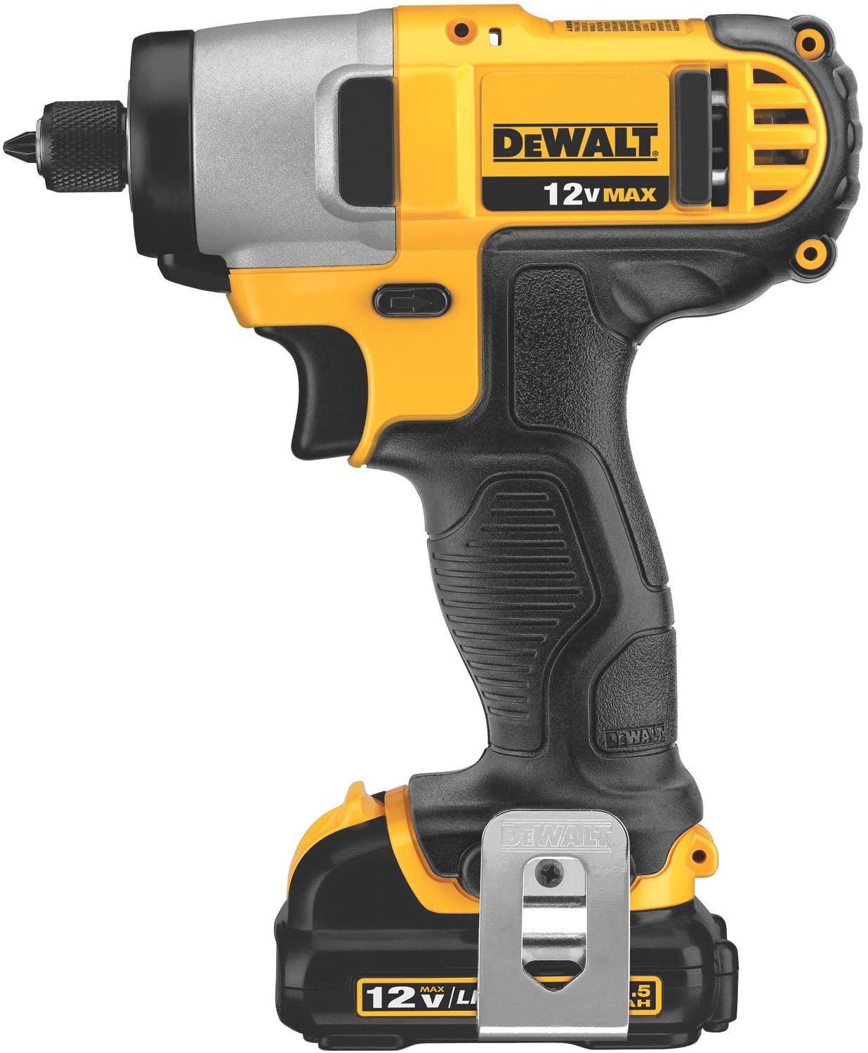 Kit Taladro/Atornillador de Impacto Inalambrico 12V MAX Dewalt DCK211S2