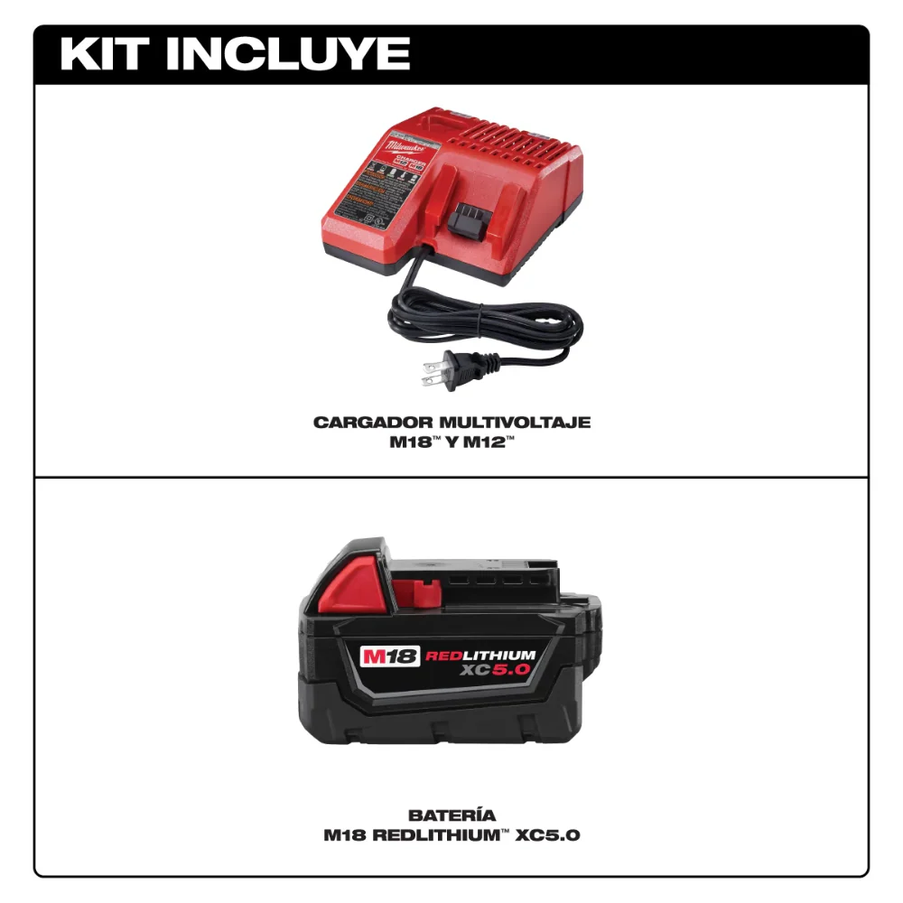 Kit de inicio M18 REDLITHIUM XC5.0 Milwaukee 48-59-1850
