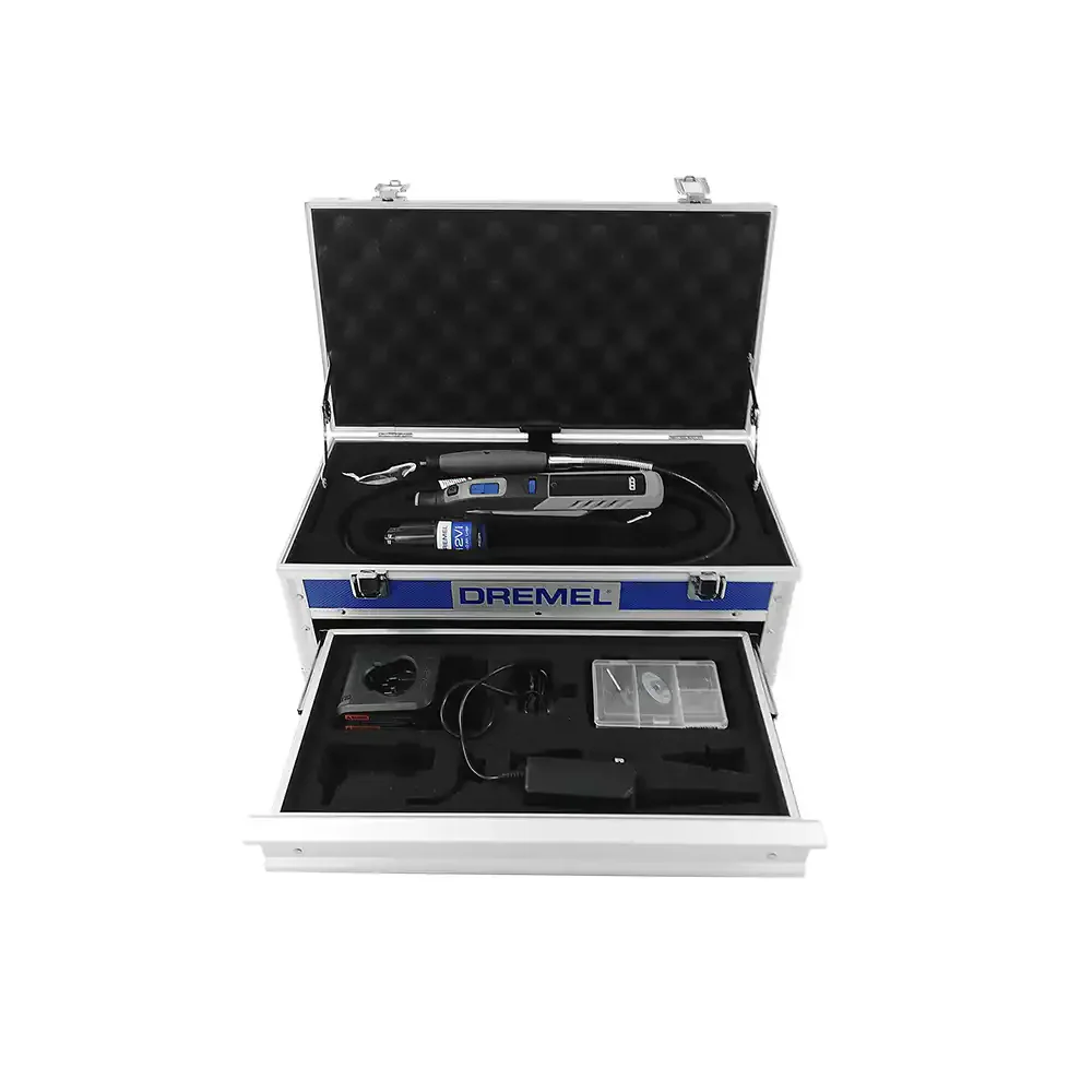 Mototol Dremel 8250 12V + Maleta Met��lica + Eje Flexible 0615A002JT