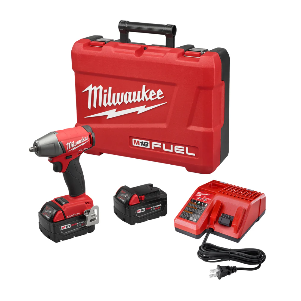 Kit llave de impacto compacta de 3/8 Milwaukee 2758-22