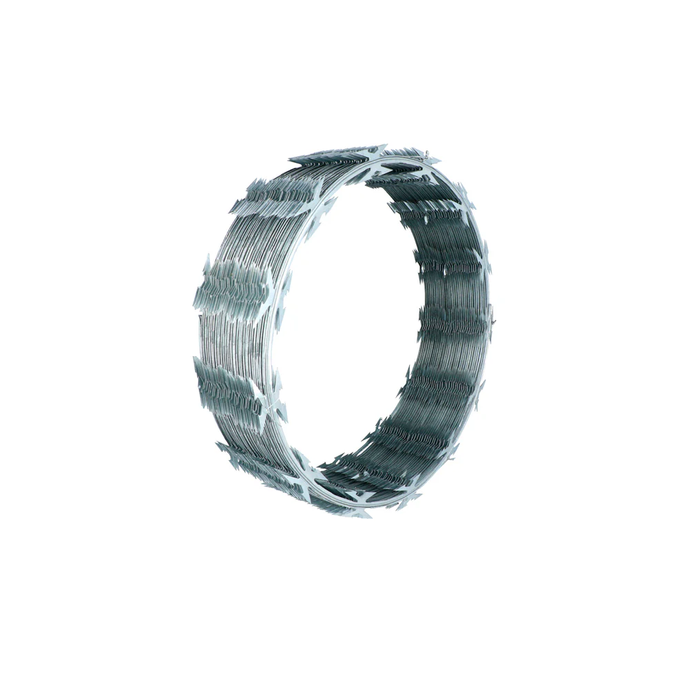 Concertina de seguridad punta tipo anzuelo, 8 puntas, 8 m, 53 kg Surtek