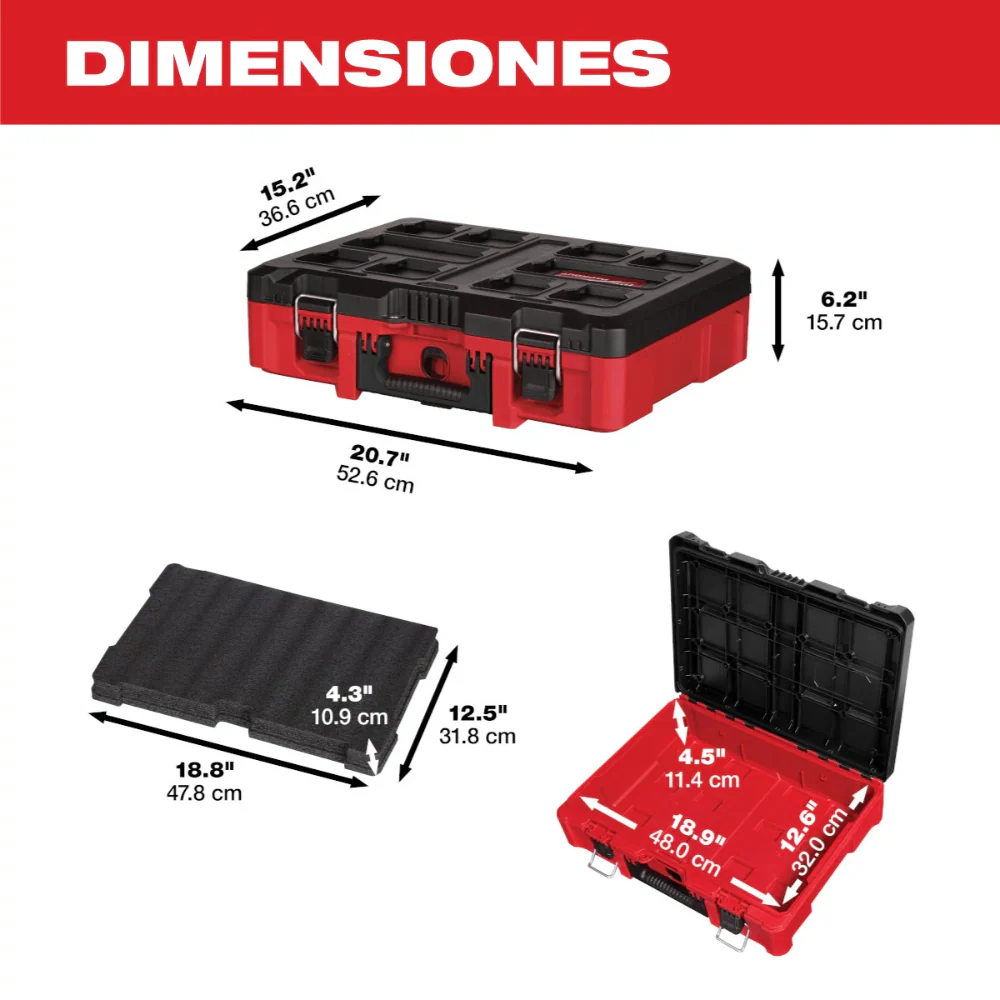 Caja para Herramientas Packout Milwaukee 48-22-8450