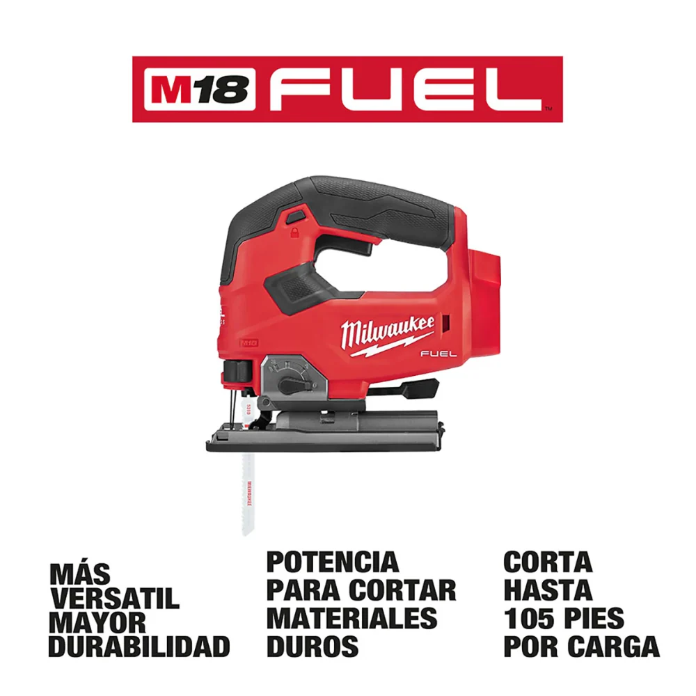 Sierra caladora con mango en D M18 FUEL? (Solo herramienta) Milwaukee 2737-20