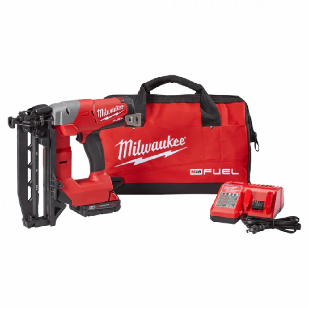 Kit de clavadora de acabado recto Milwaukee 2741-21CT
