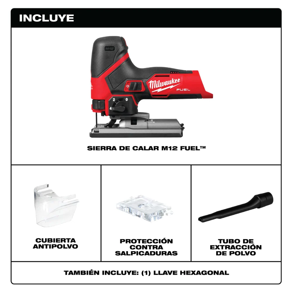 Sierra de calar M12 FUEL Milwaukee 2545-20
