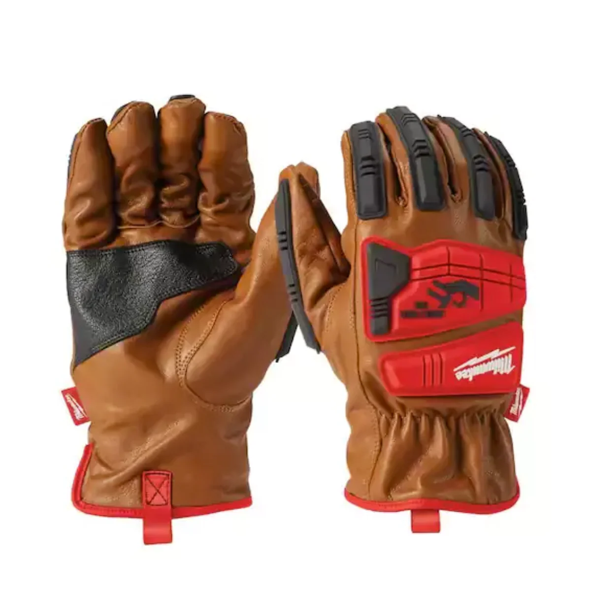 Guantes de impacto grandes de piel de cabra resistentes a cortes de nivel 3 Talla G Milwaukee 48-22-8772