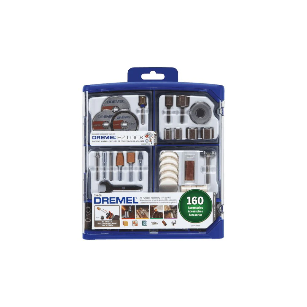 Juego de accesorios multiusos 160 pzs DREMEL 710