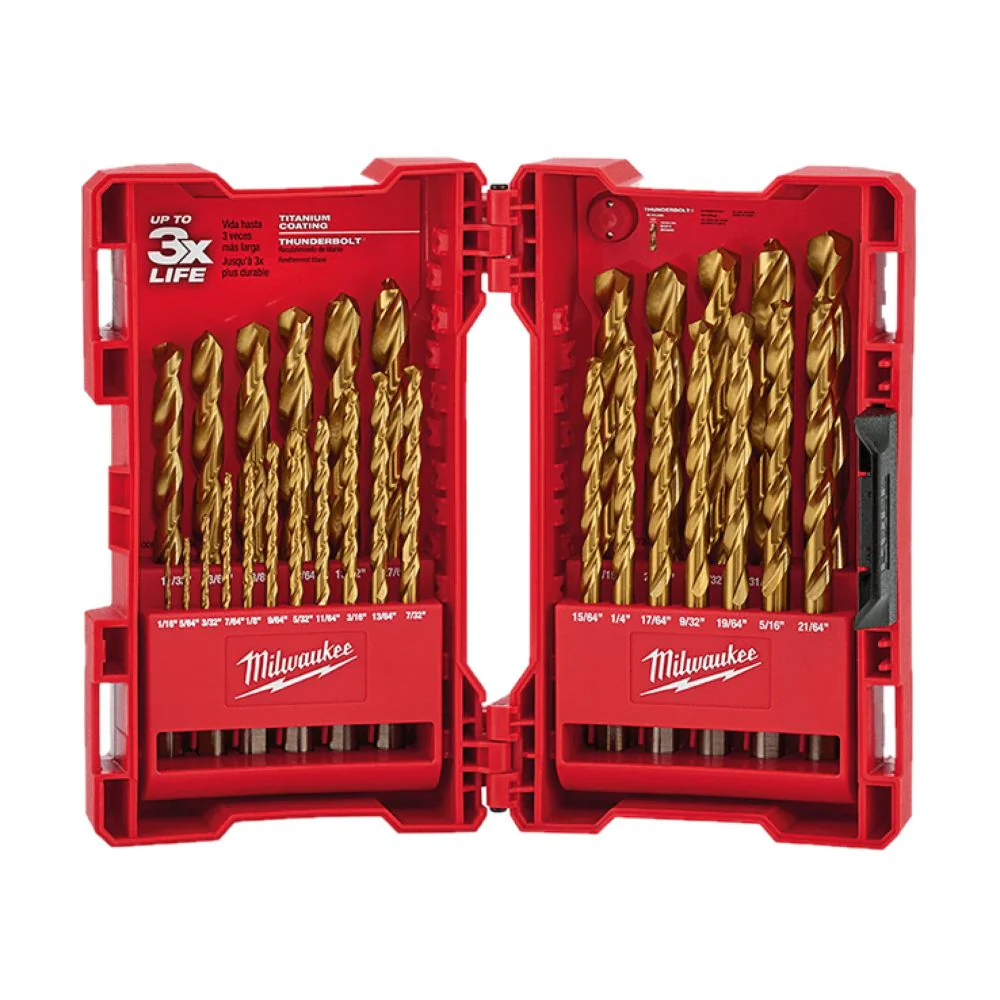 Juego de Brocas de Titanio 29pzas Milwaukee 48-89-0012