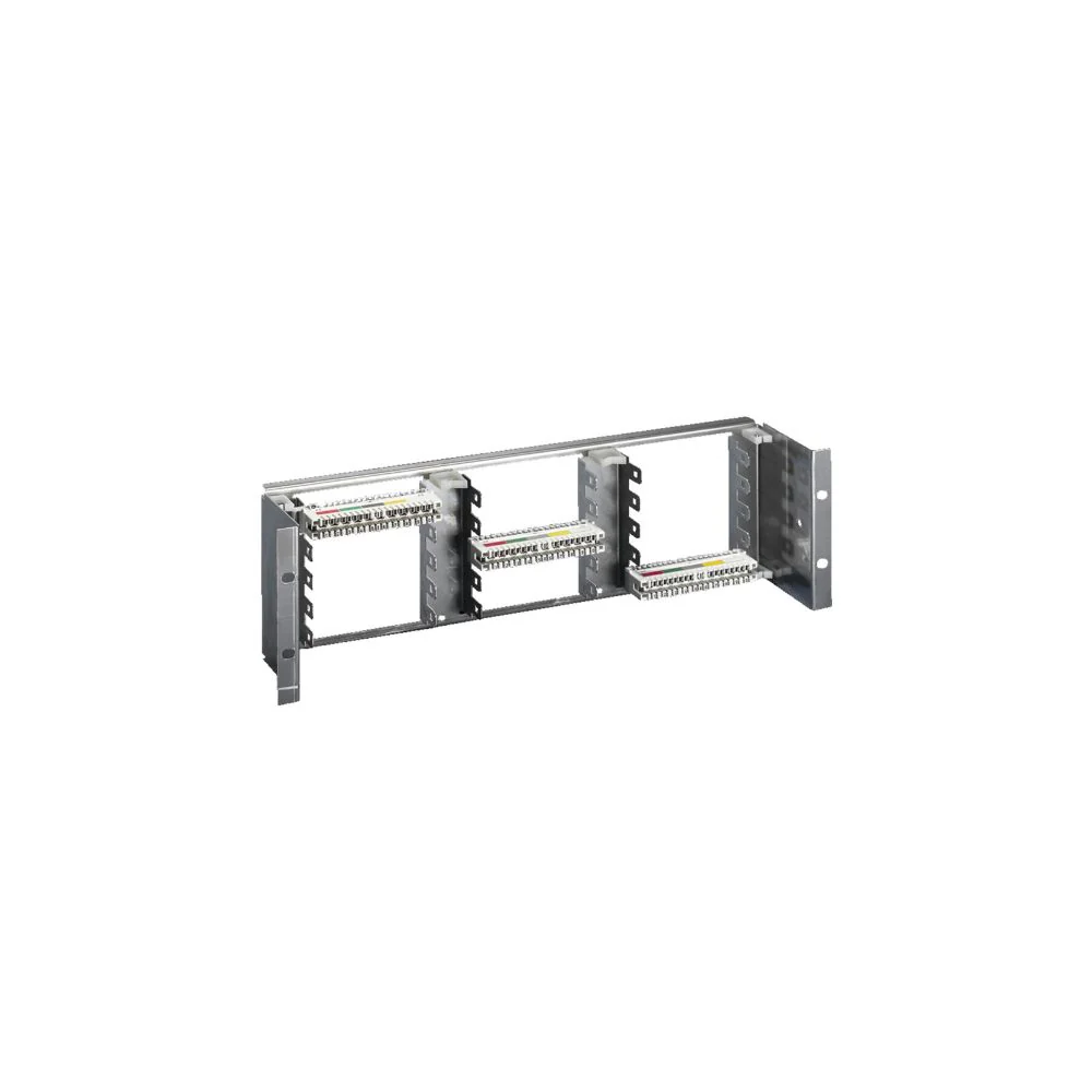 Unidad soporte de 3 UA para regletas LSA-Plus, m��x. 150 pares Rittal 7050.100
