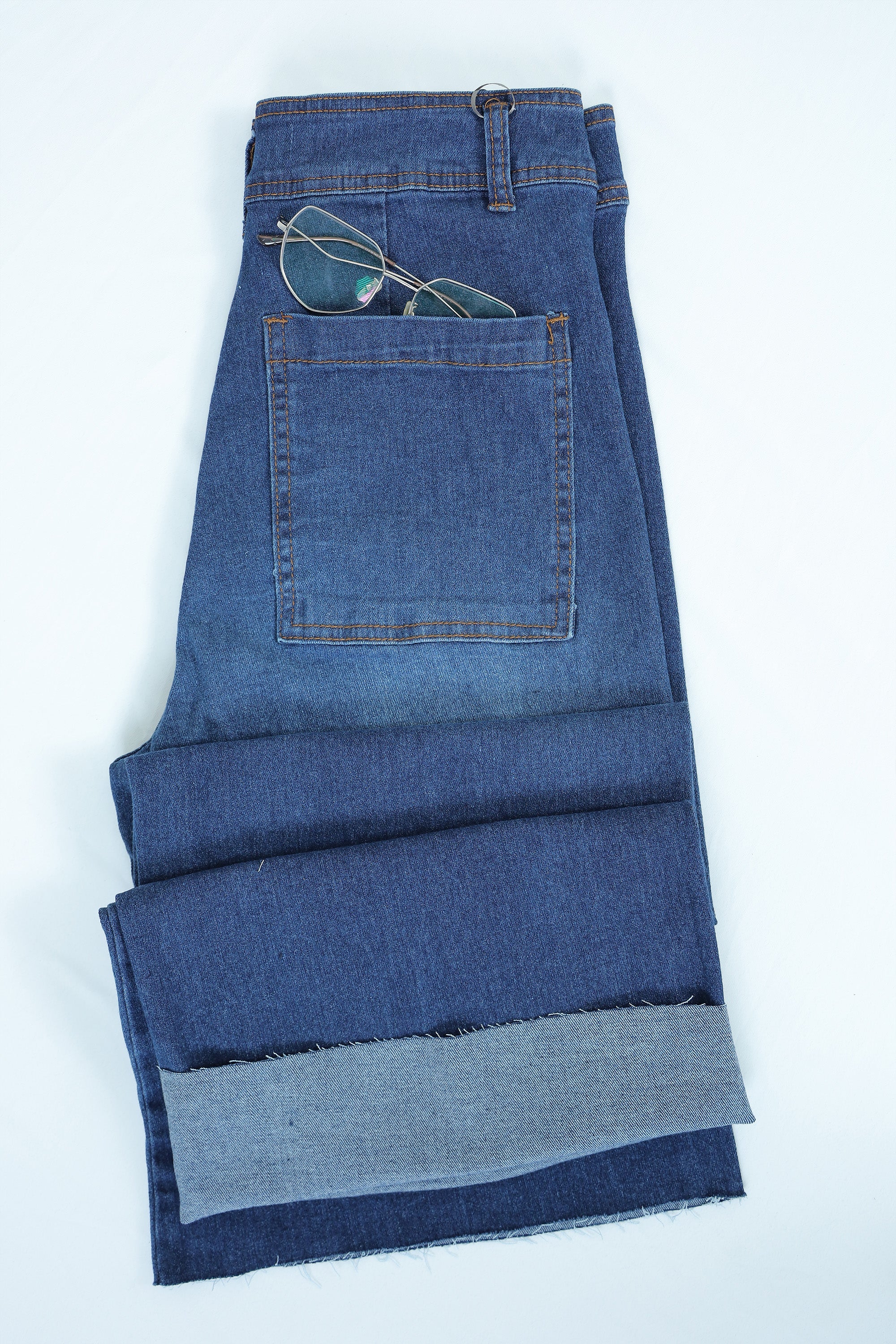 Wide-Fit Jeans Pants