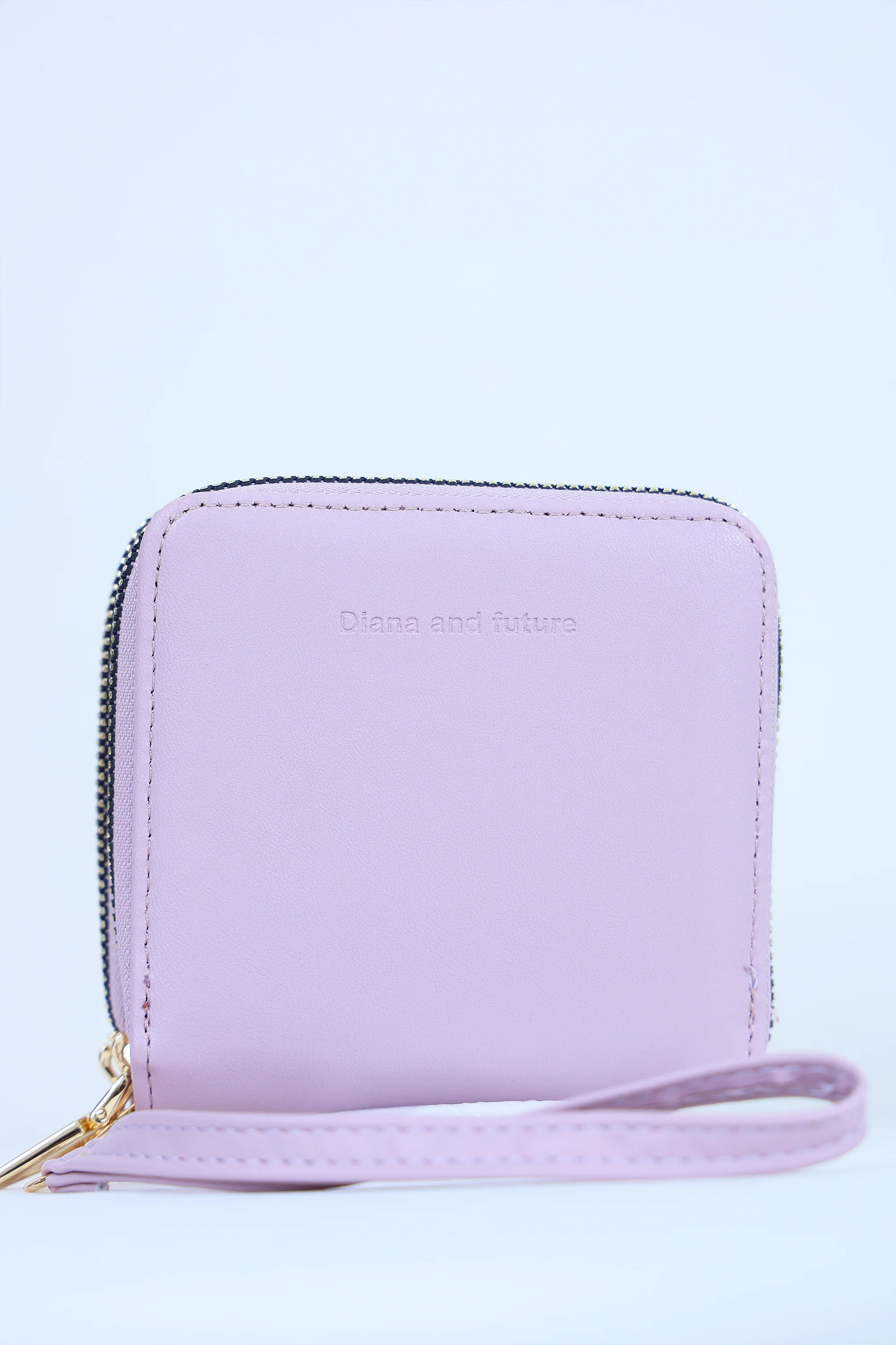 Double Zipper Plain Purse