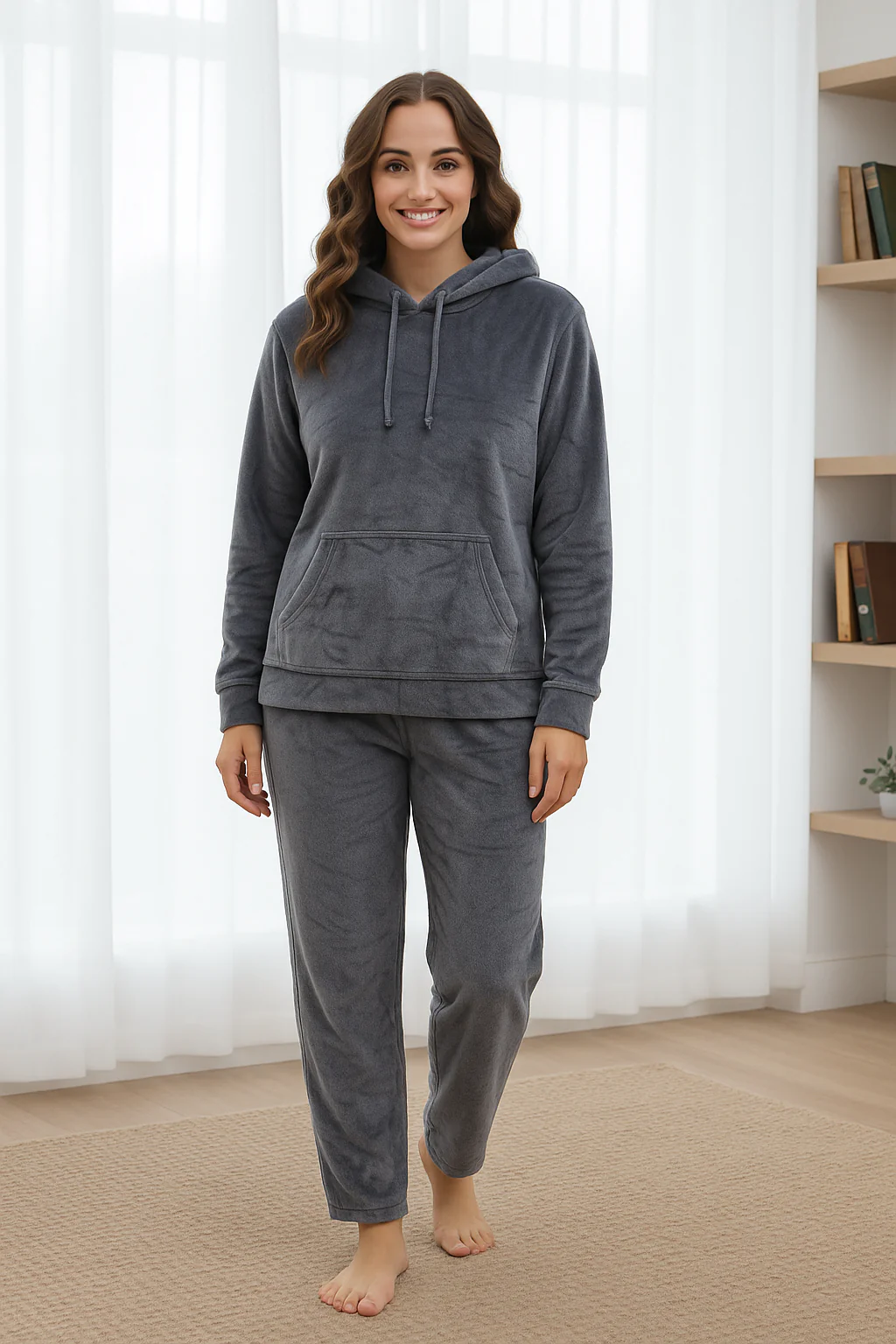 Cozy Hooded Pajama Ensemble