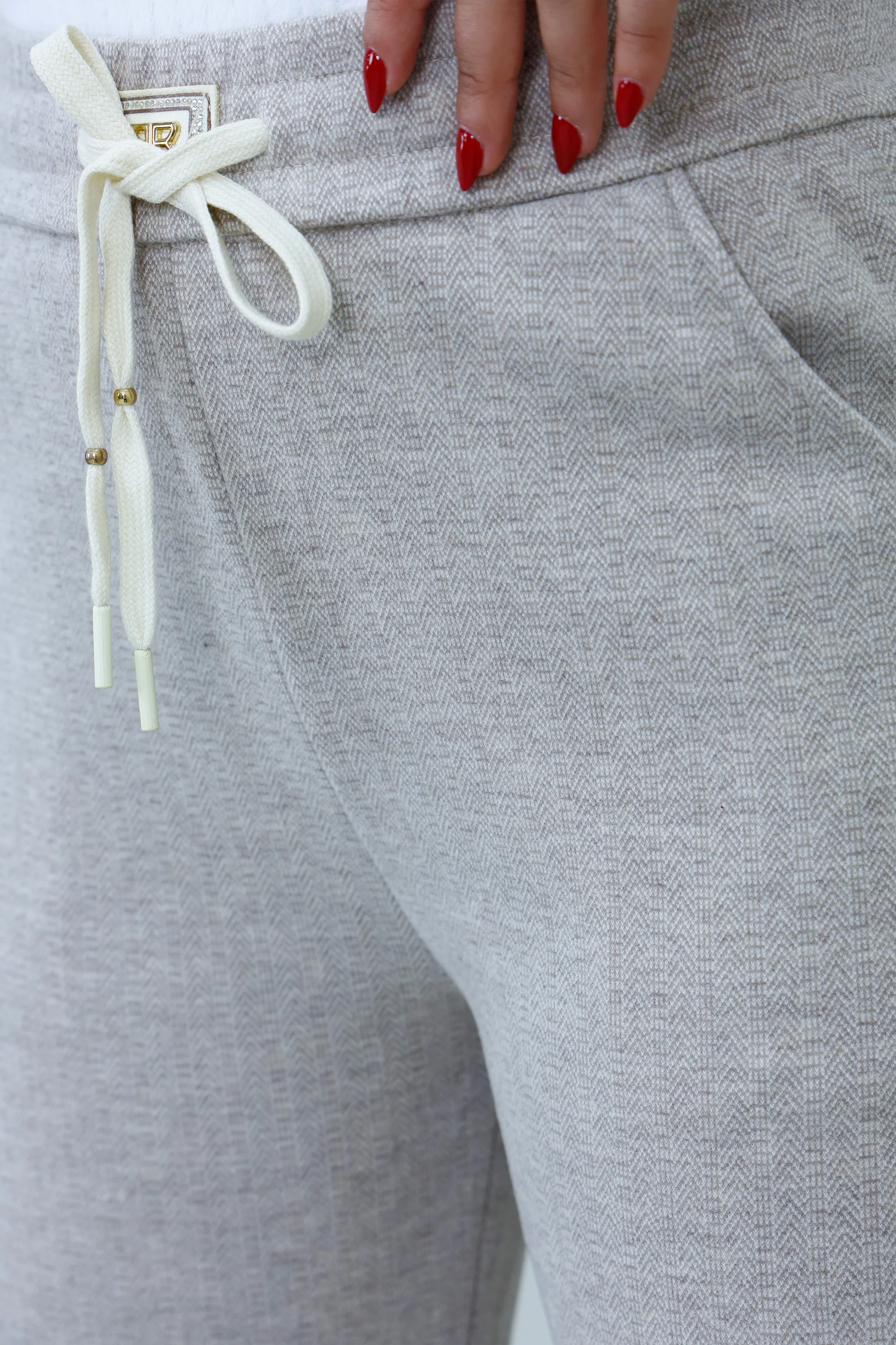 Herringbone-Drawstring-Pants �C Soft Structure