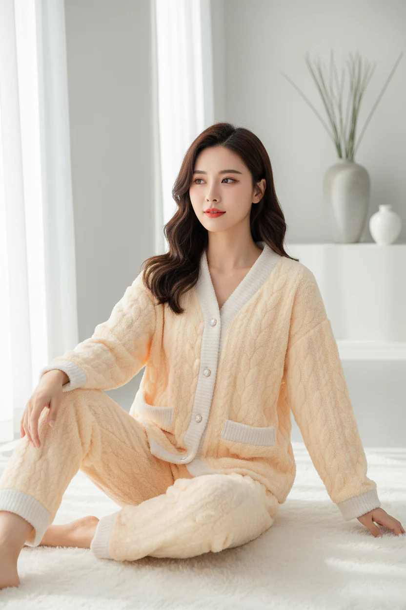 Cozy Pajama Cardigan & Pant Set