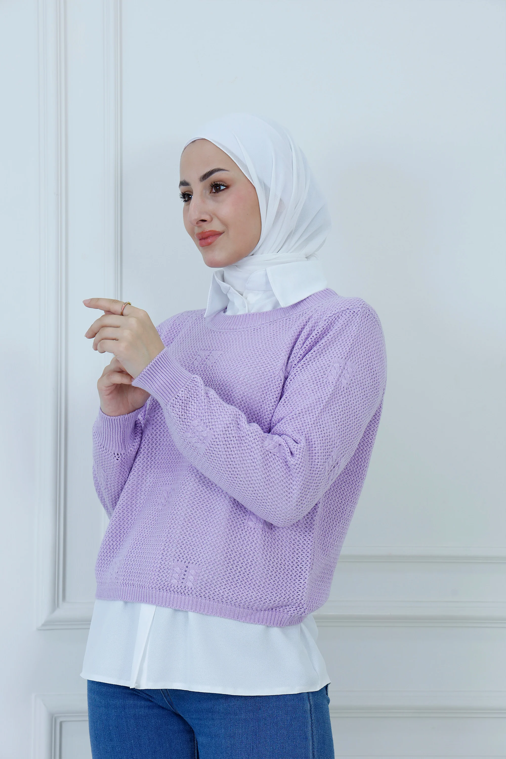 Striped Ribbed Knit Pullover