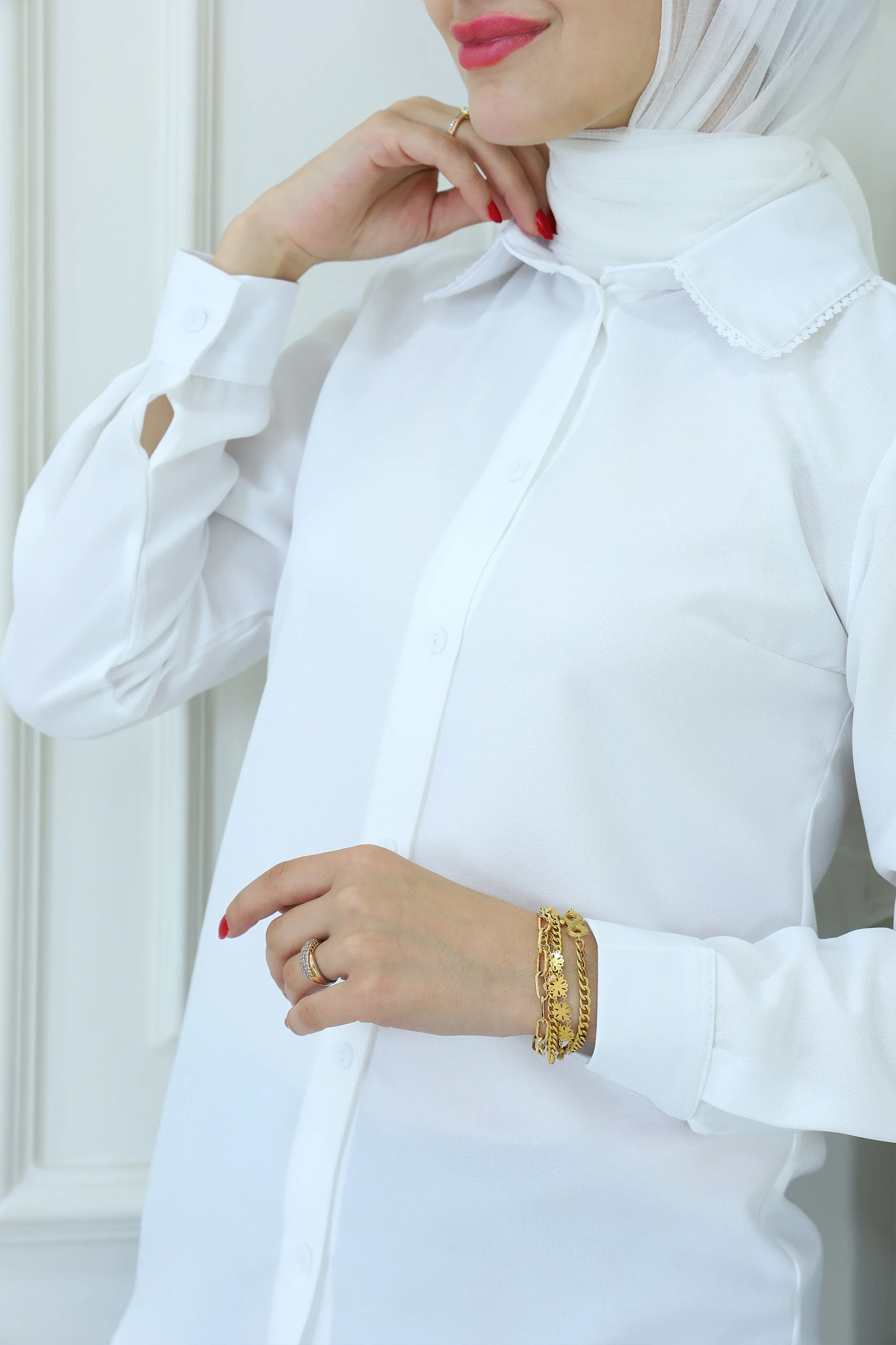 Basic Plain White Shirt