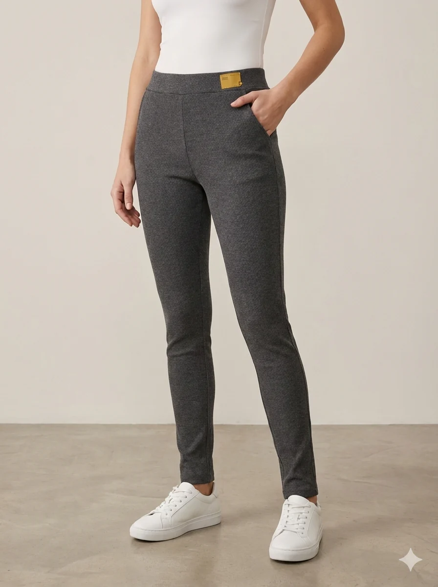 Stretch Leggings with Side Pockets