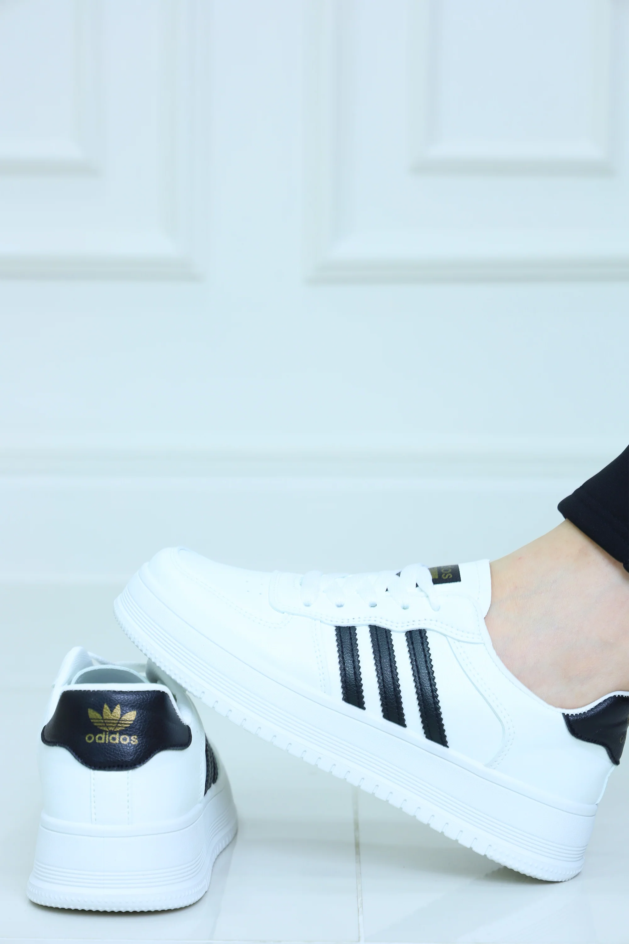 3-Black Lines Sport Shoe