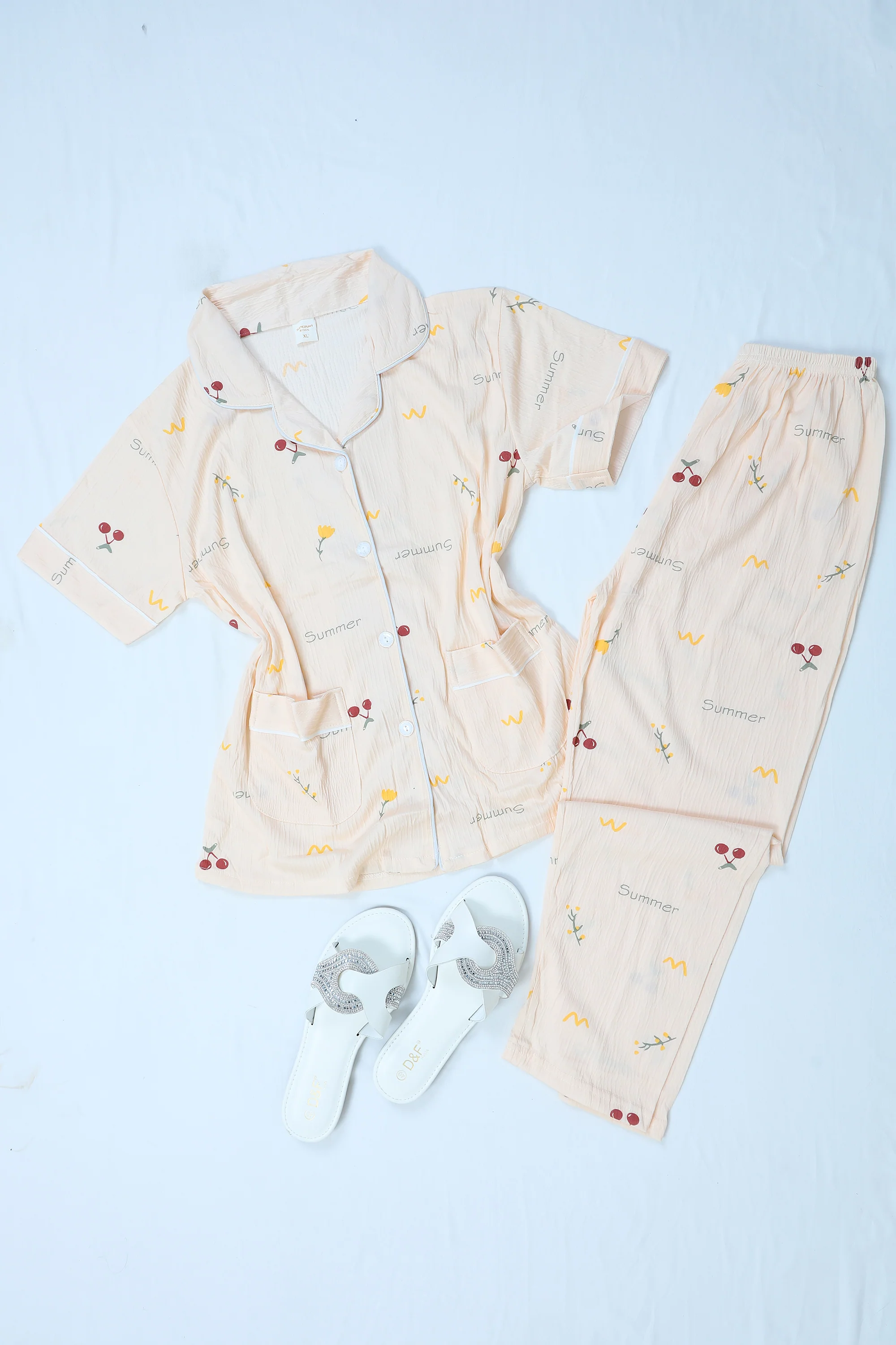 Summer Print Pajama Set