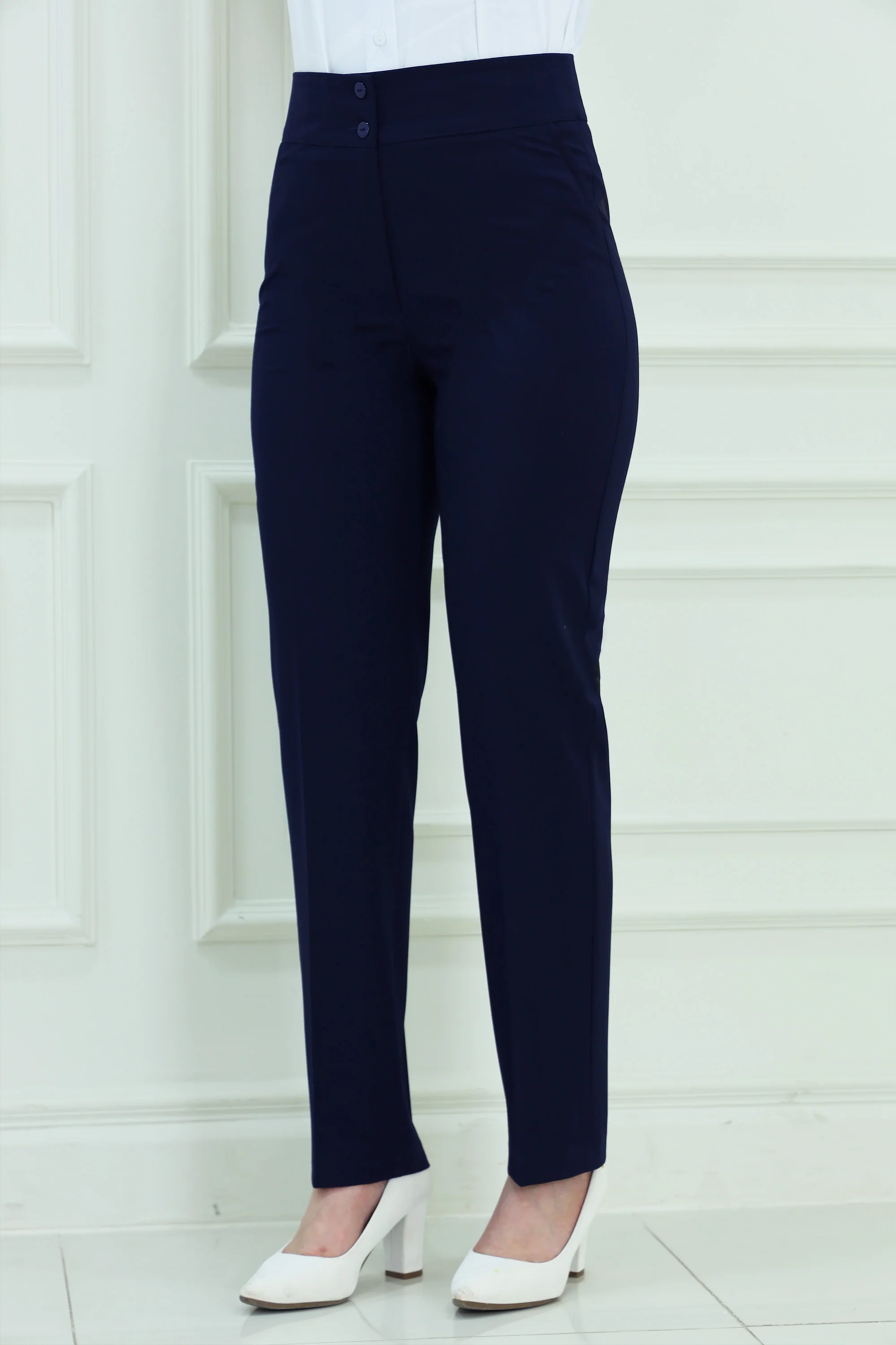 Plus Size Slim-Fit Pants
