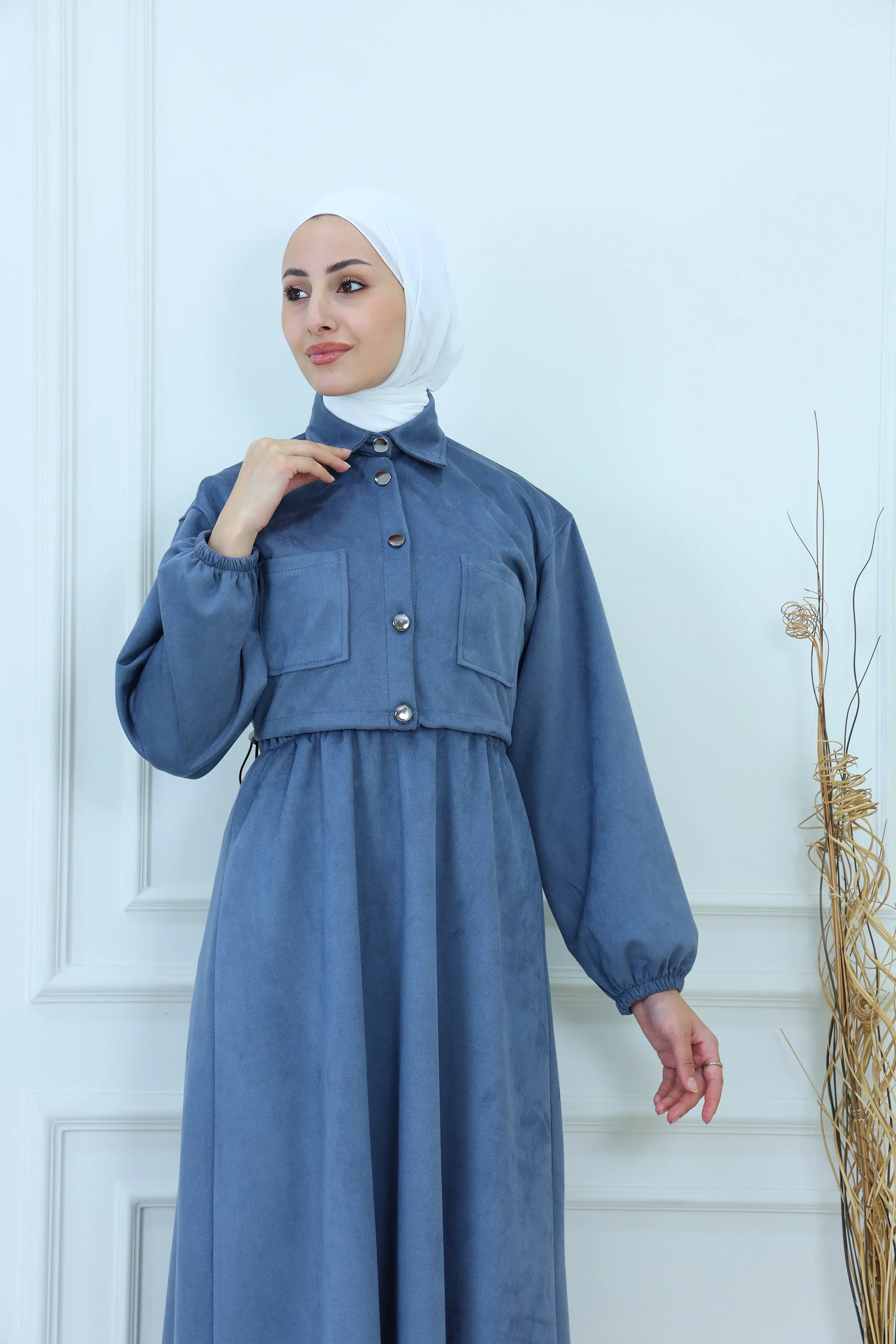 Two-Pieces Chamois Dress