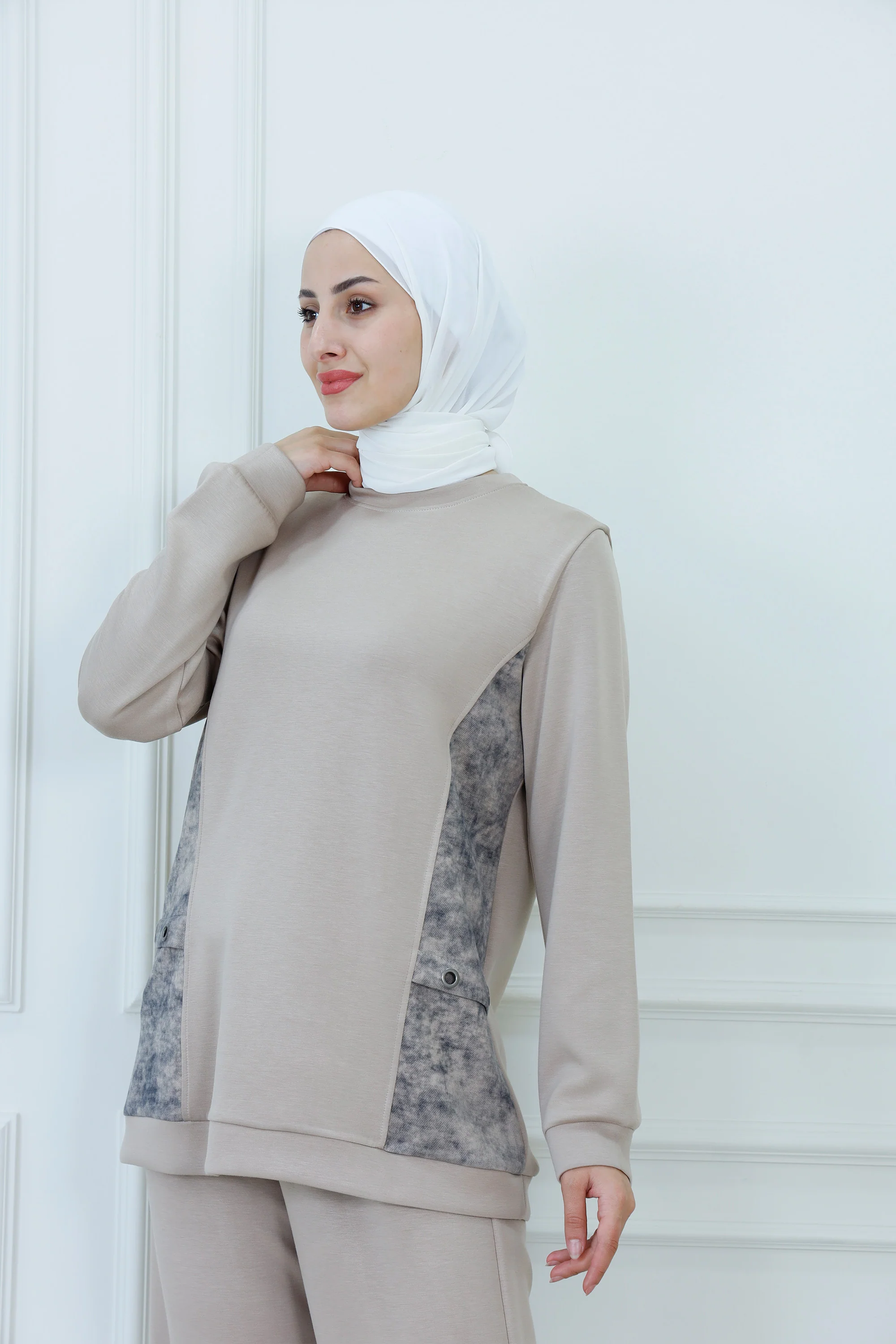 Marble Print Tracksuit