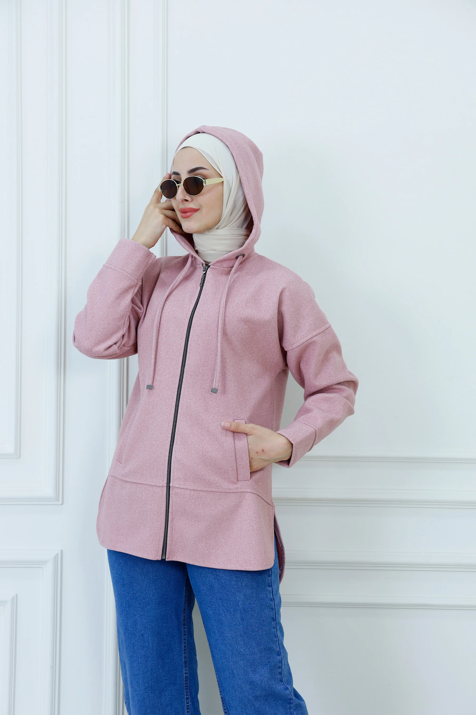 The Effortless Zip-Up Hooded Jacket