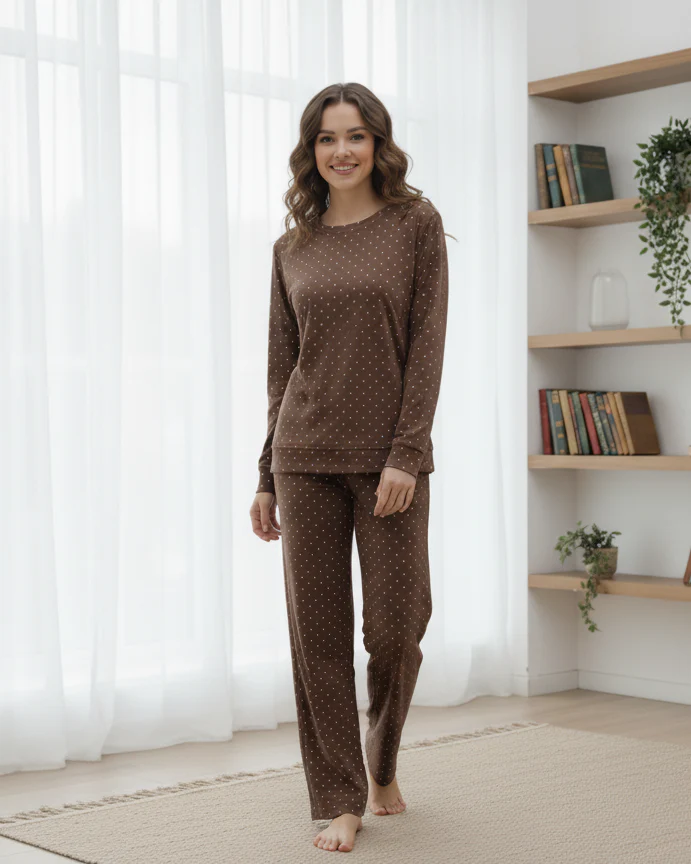 Cozy Pajama with Strass Details