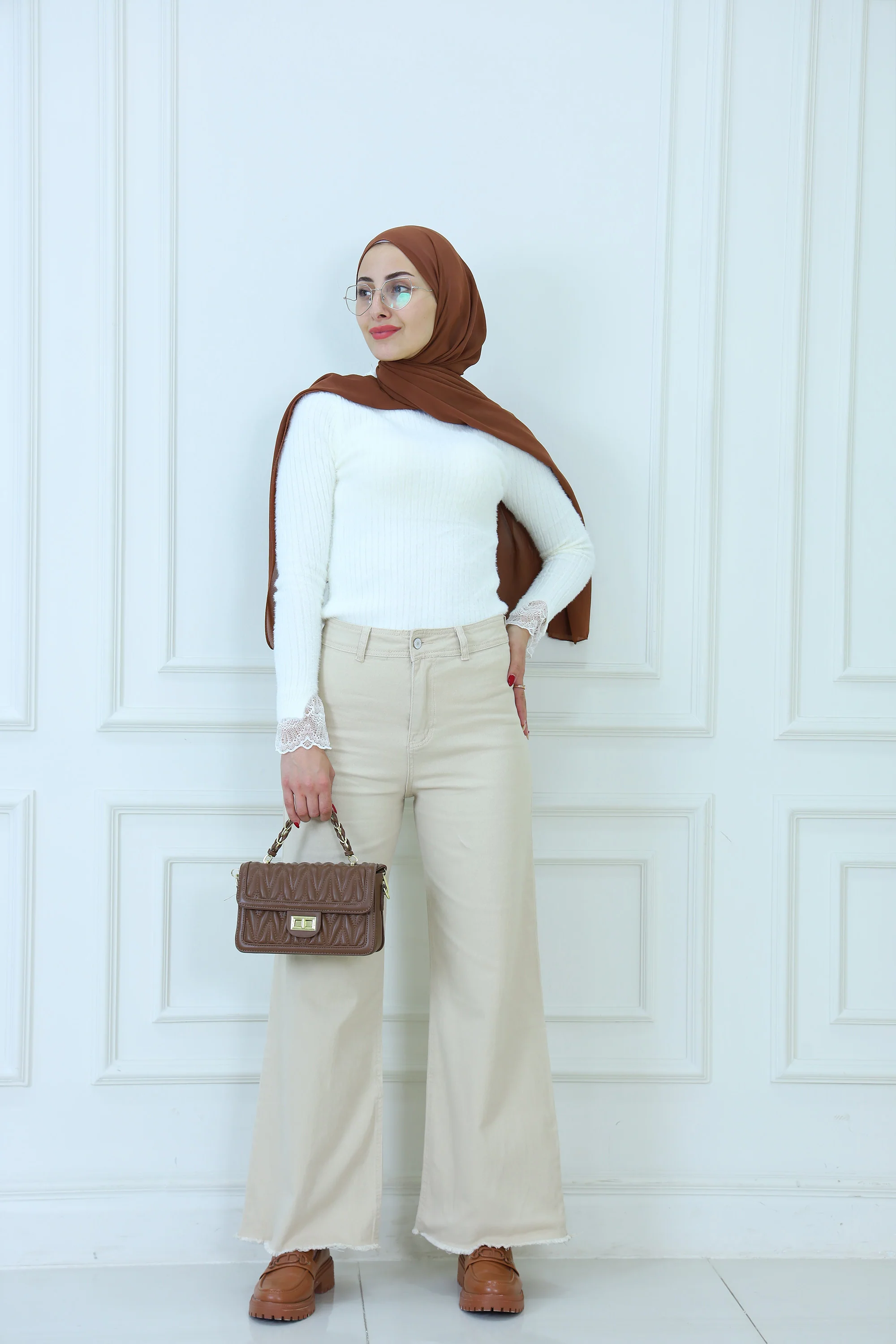 High-Waist Wide Leg Jeans for Women