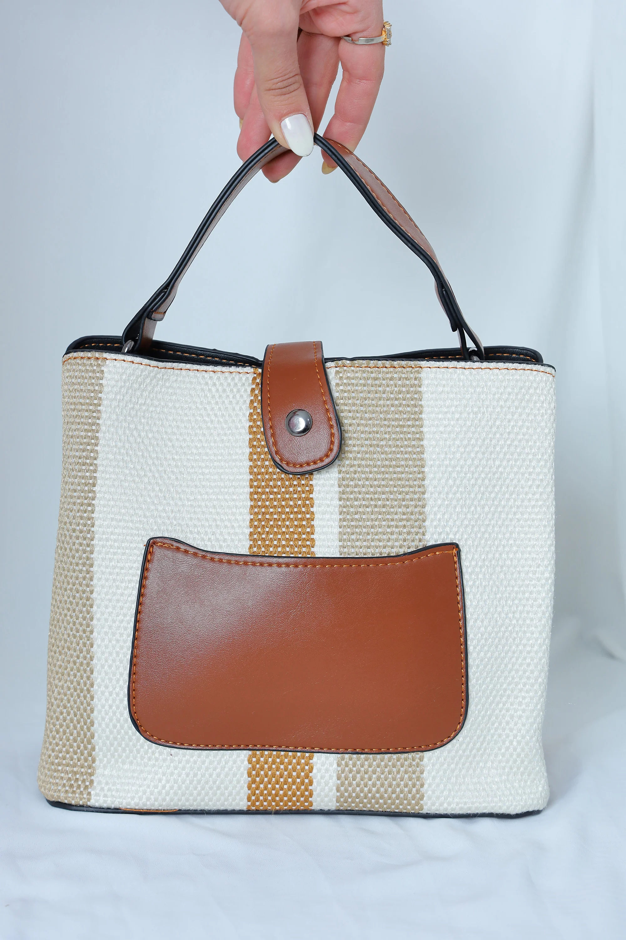 Patterned Hand Bag (B)