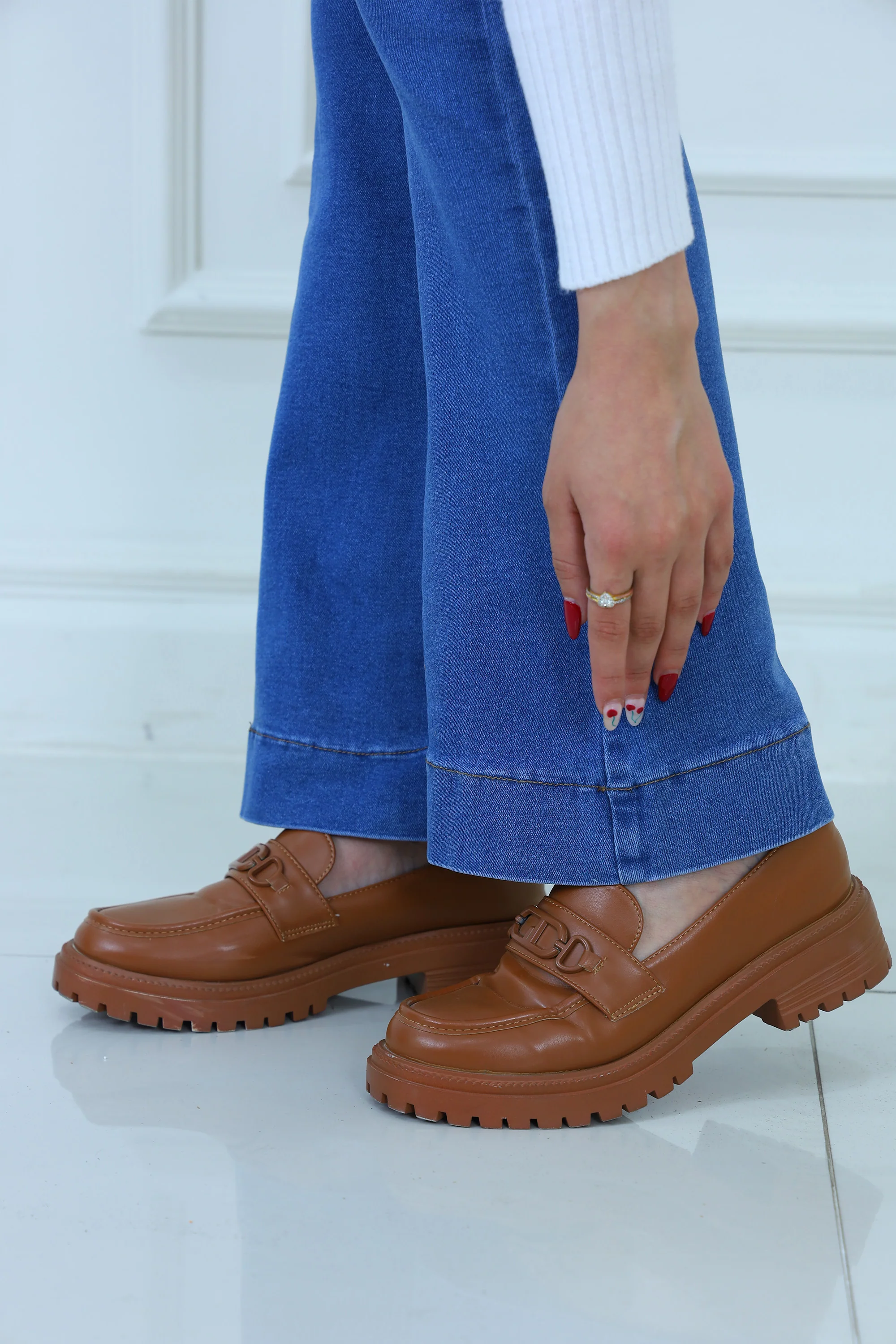 High-Waist Charleston Jeans