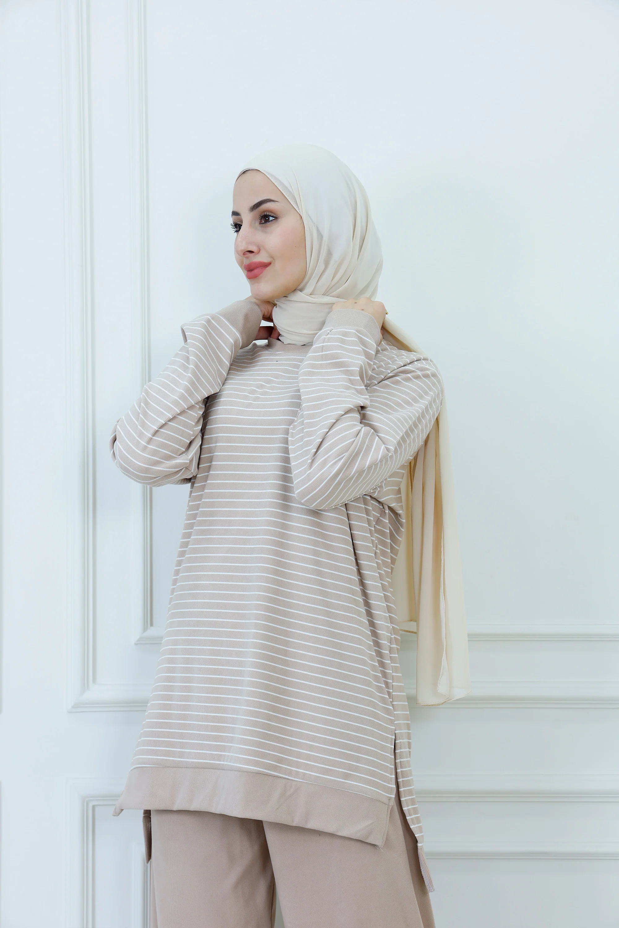 Effortless Two-Piece Striped tracksuit