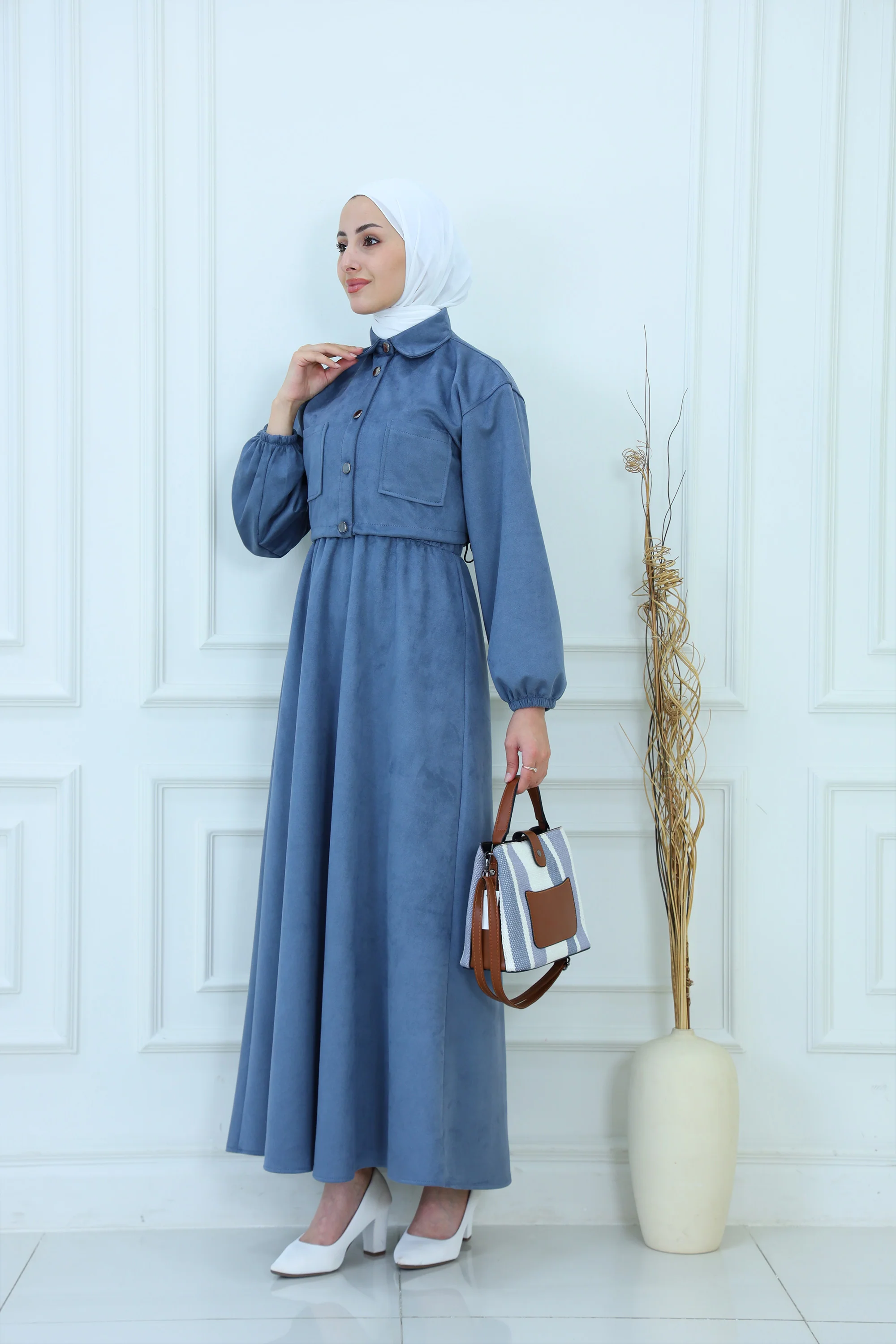 Two-Pieces Chamois Dress