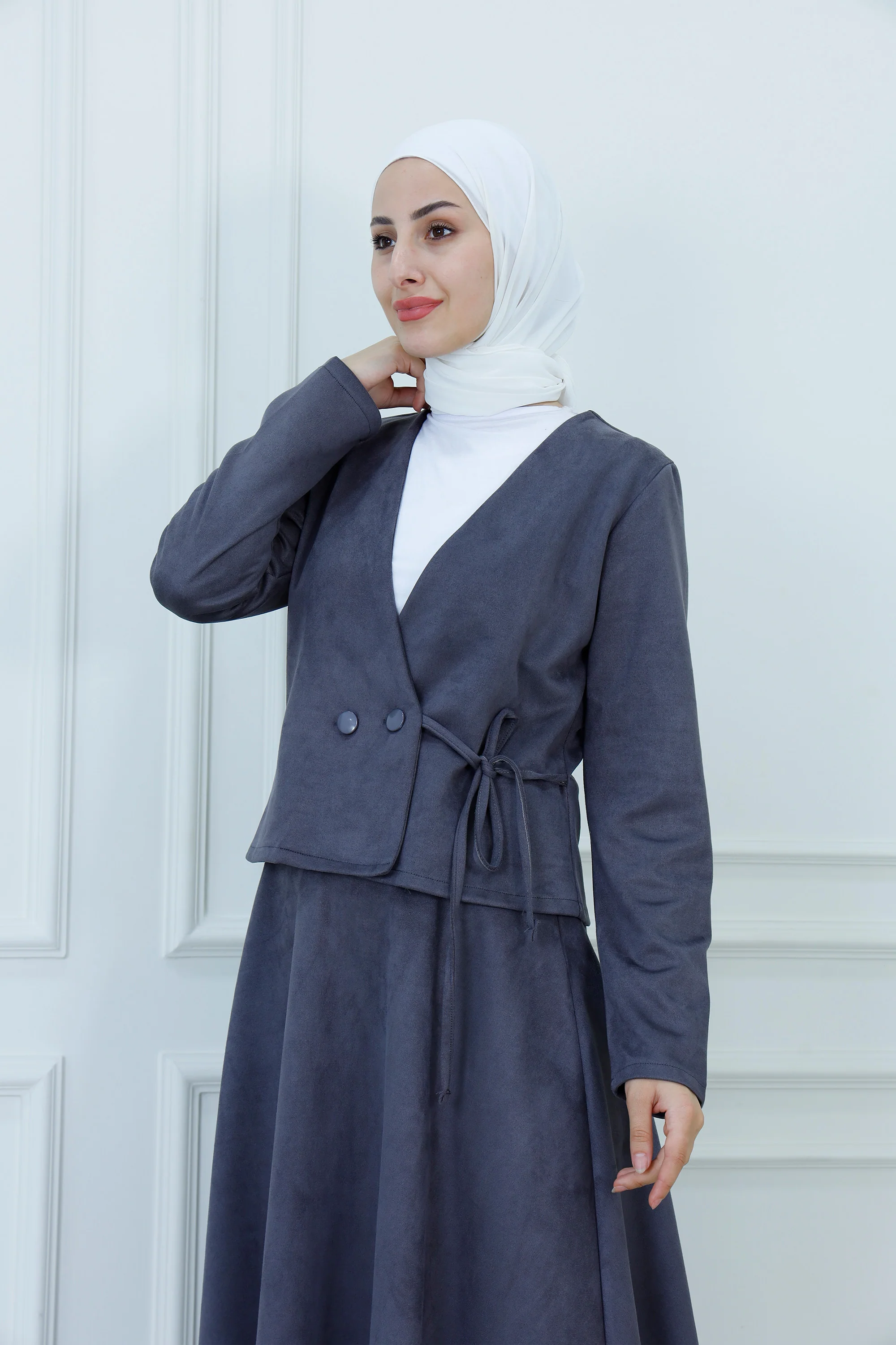 Chic Skirt and Jacket Suit