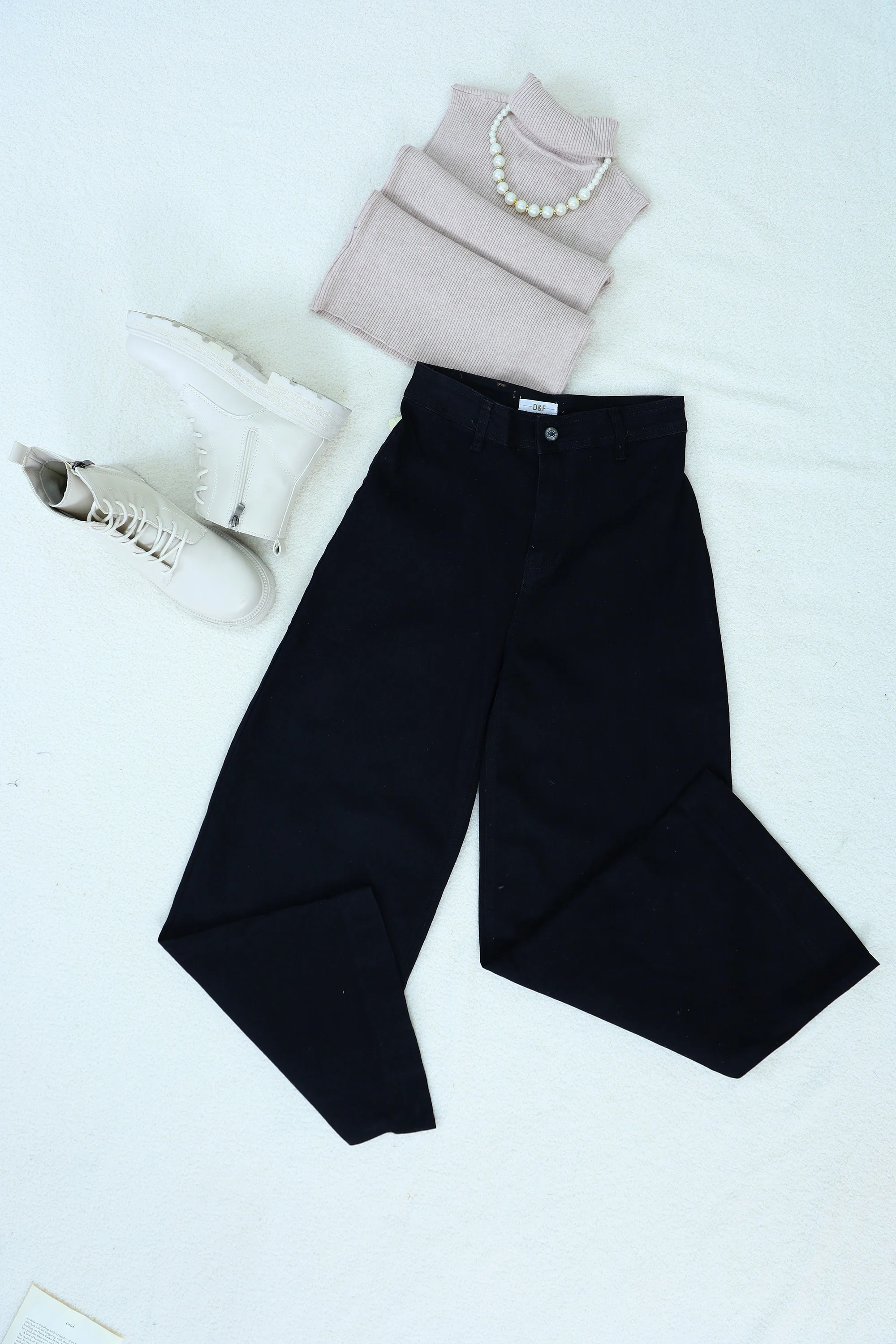 High-Waist Wide Leg Jeans for Women