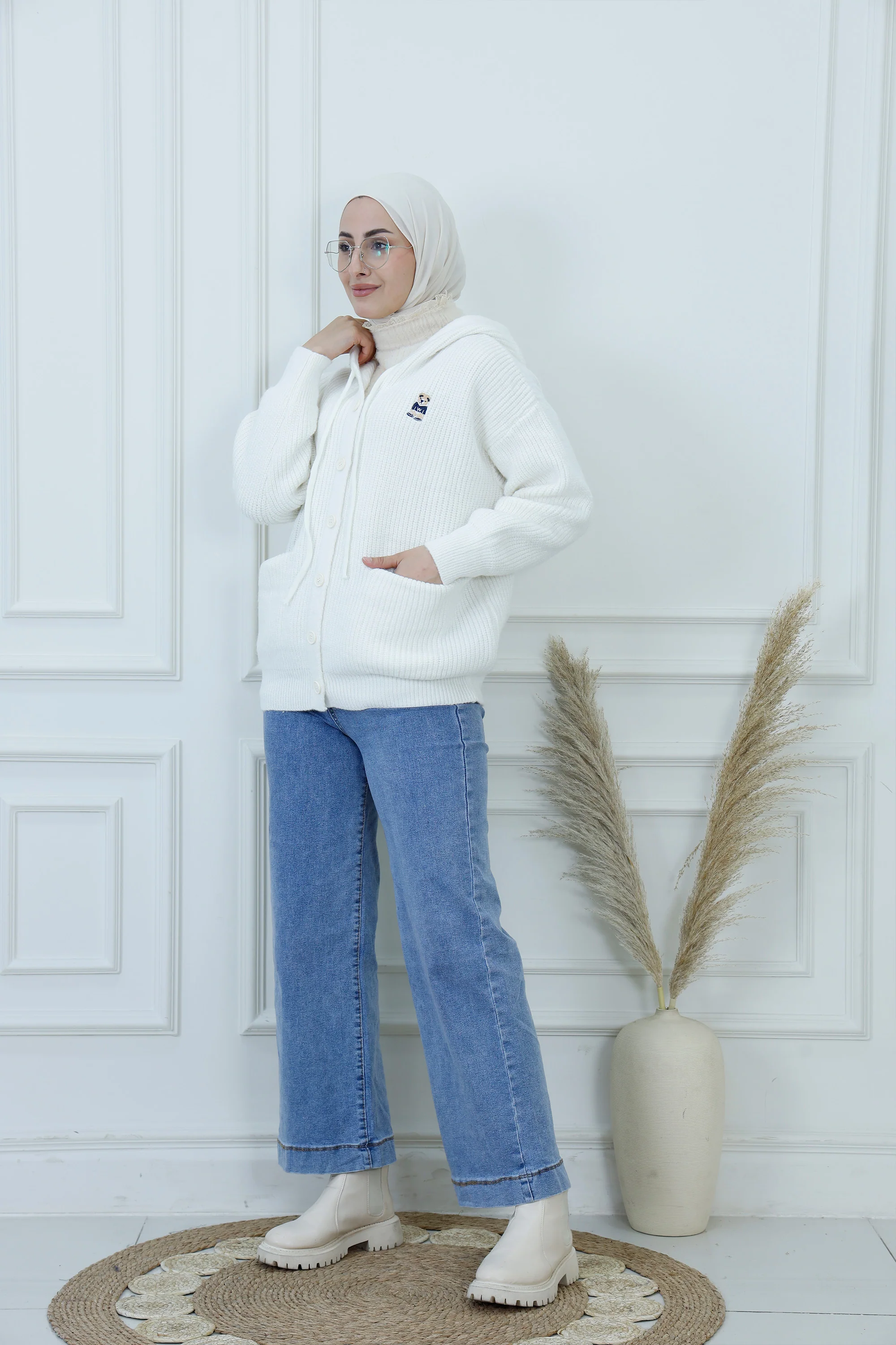 The Comfy Knit Hooded Cardigan