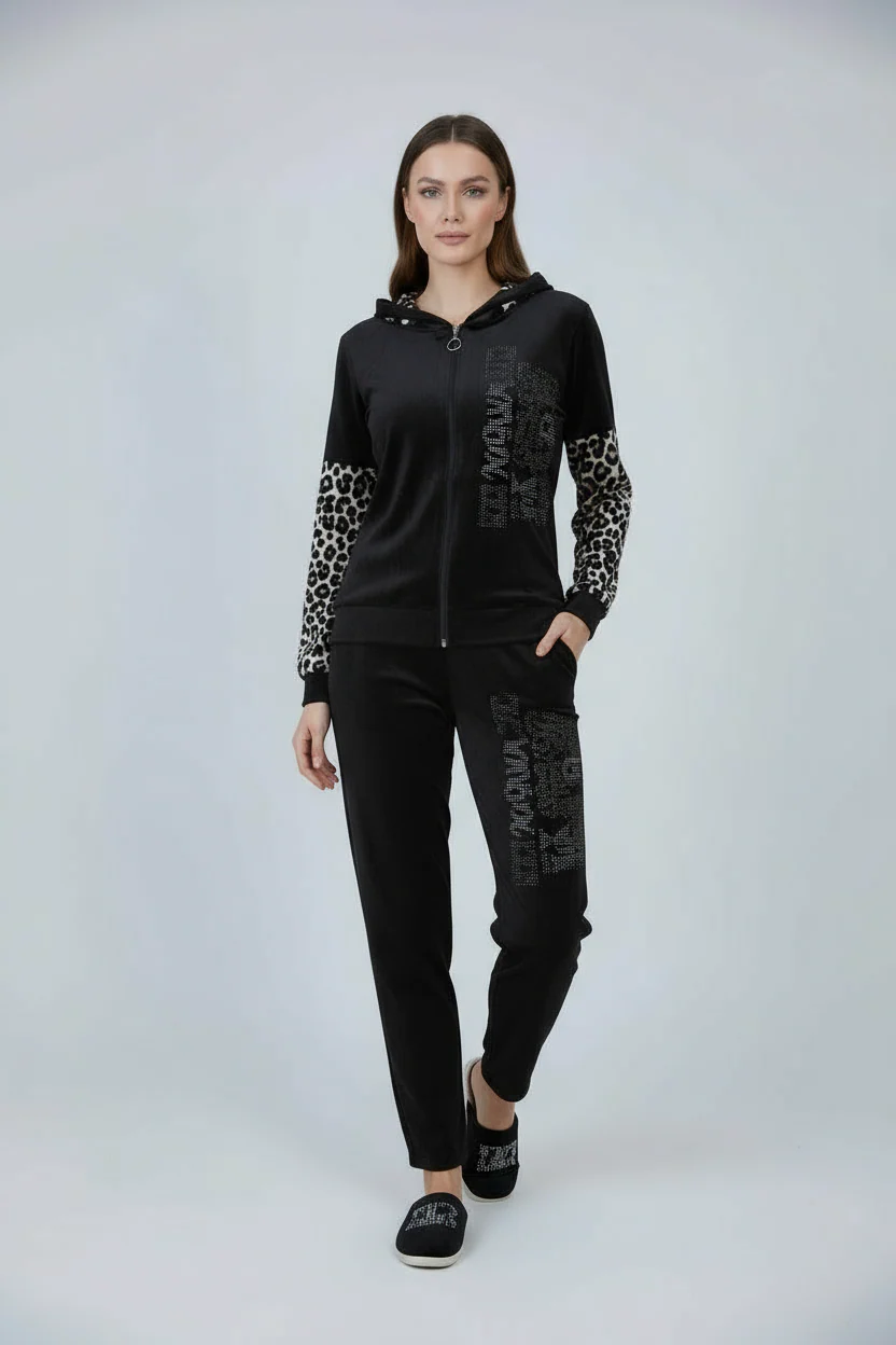 The Comfort Pajama with Tiger Print Details